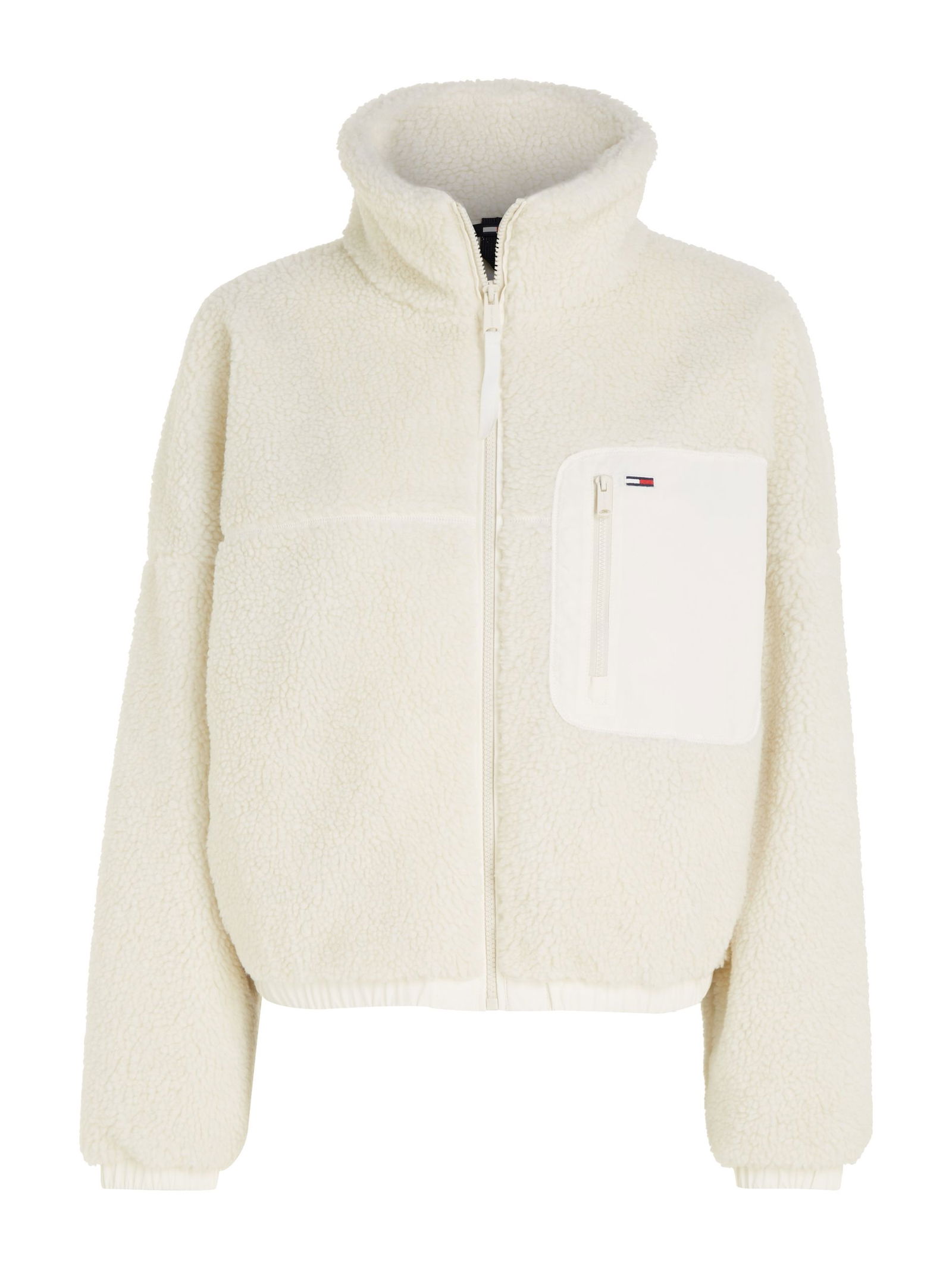 Tommy Jeans |  TJW CASUAL SHERPA JACKET | XS | ancient white