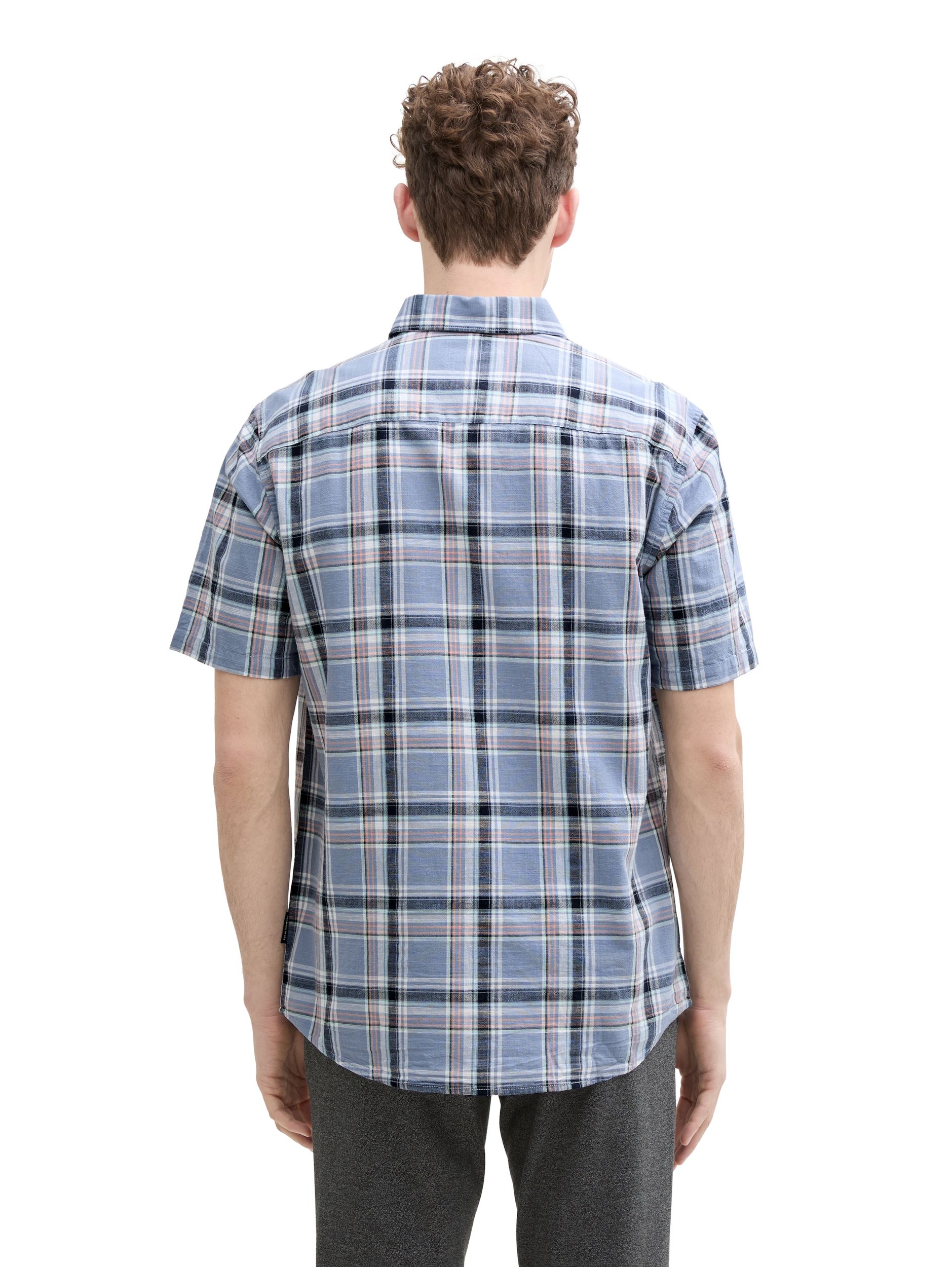 Tom Tailor |  Tom Tailor Hemd Slim Fit  | XXXL | blue multicol check