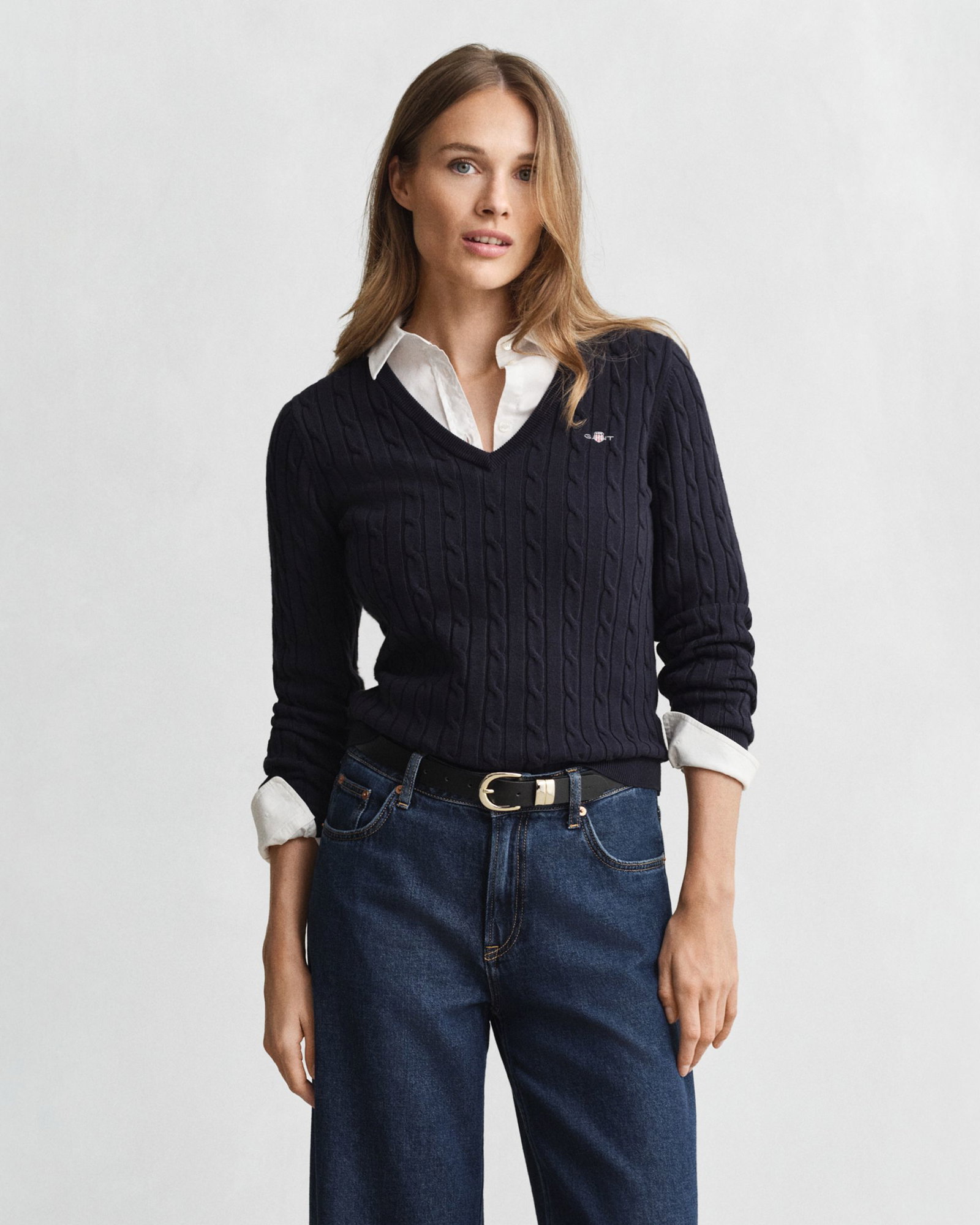 Gant |  Gant Pullover  | M | evening blue