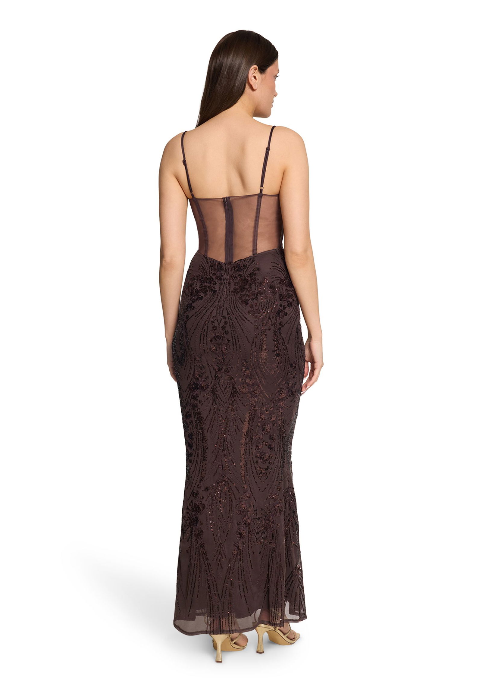 VM by Vera Mont |  VM by Vera Mont Langes Kleid  | 42 | dark maroon