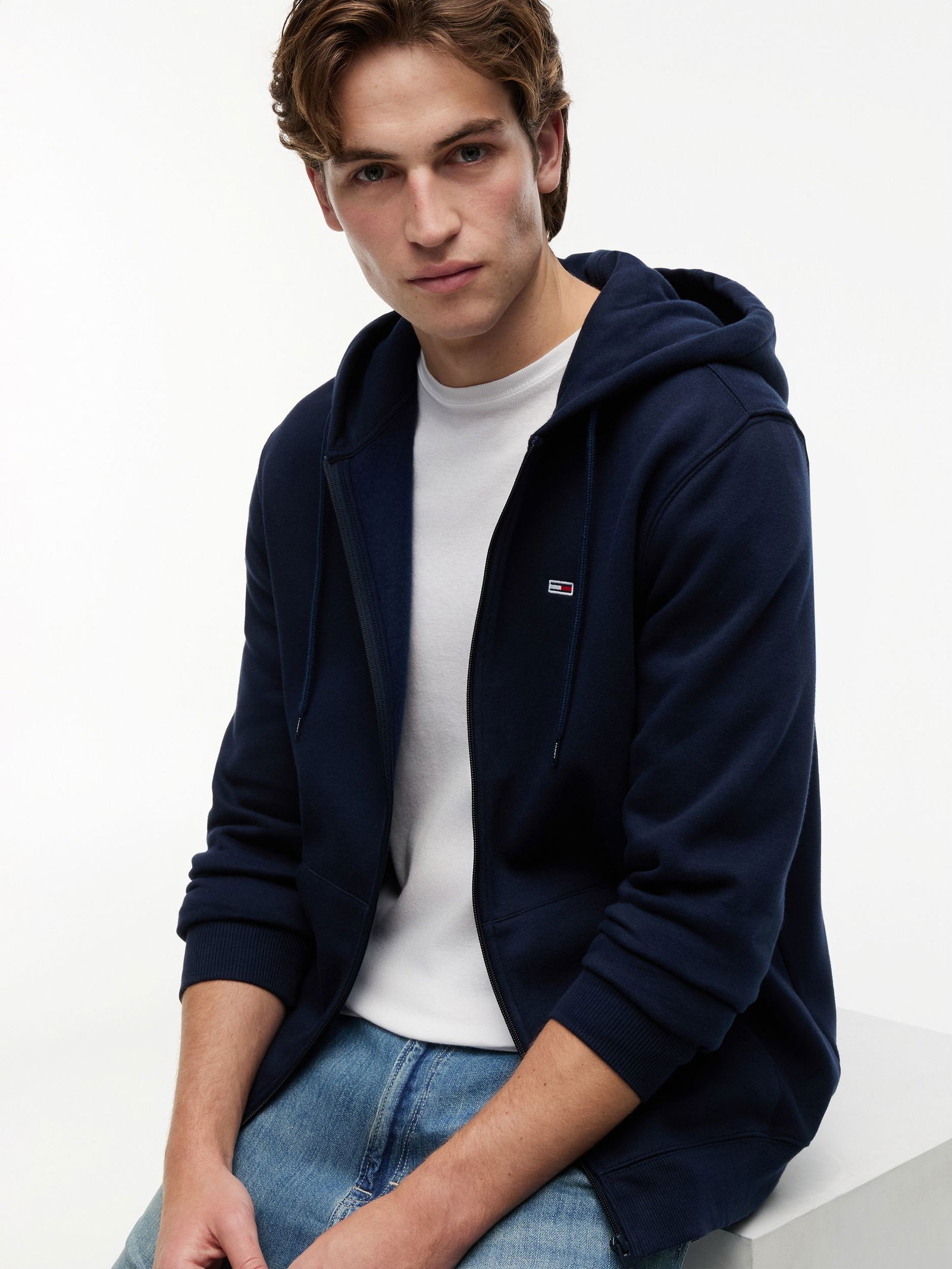 Tommy Jeans |  Tommy Jeans Sweatjacke  | S | dark night navy