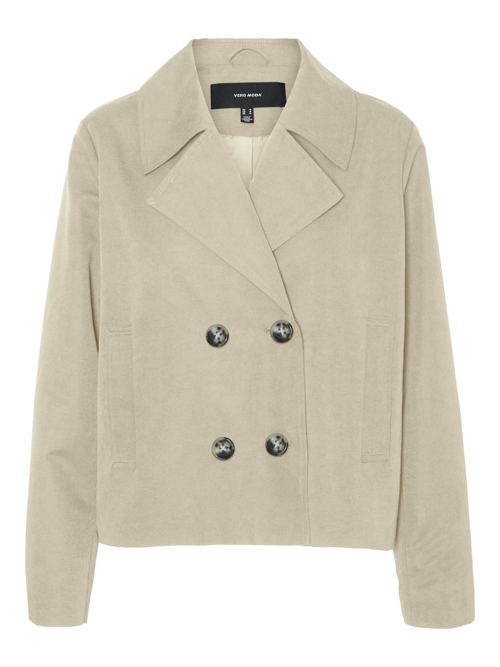 VMCHLOEMIA SHORT TRENCHCOAT NOOS, Oatmeal #1