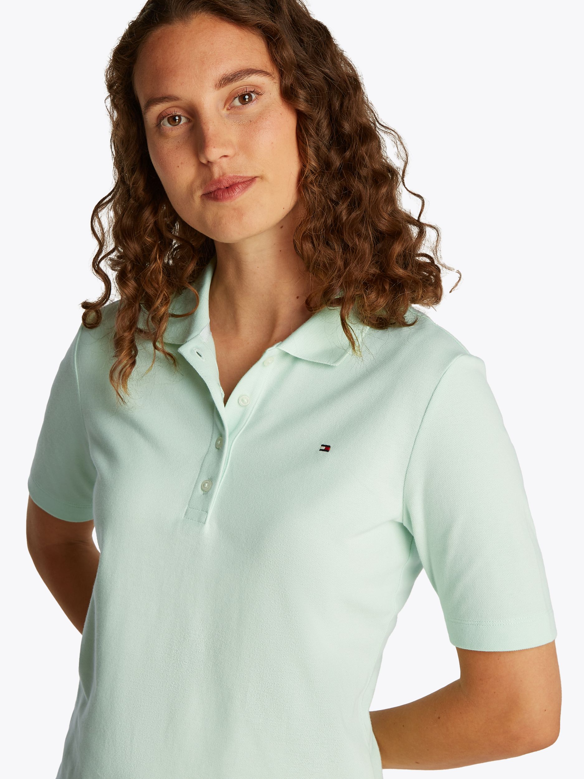 Tommy Hilfiger |  Tommy Hilfiger Poloshirt  | XL | opal green