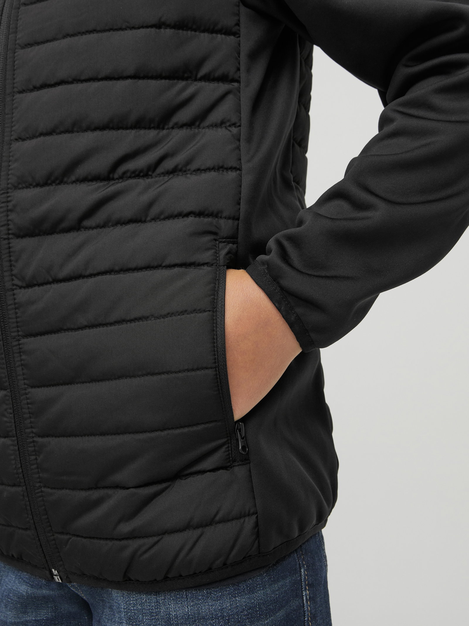 JJEMULTI QUILTED JACKET NOOS JNR, Black/SET-IN SLEEVES #5