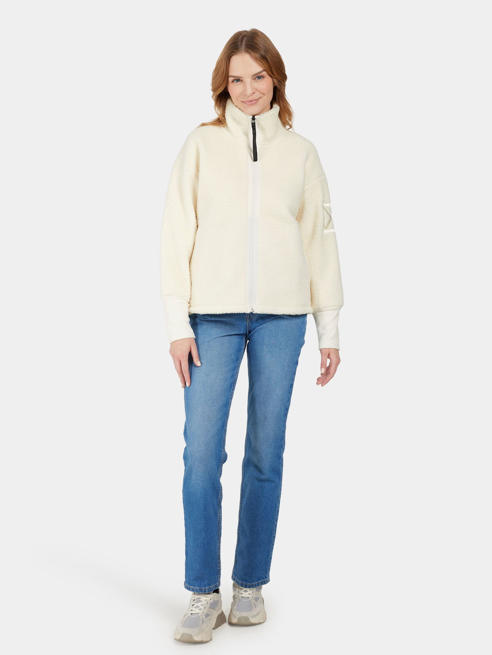 Didriksons | Didriksons Fleecejacke Softshelljacke "Mella FZ" | 38 | white foam