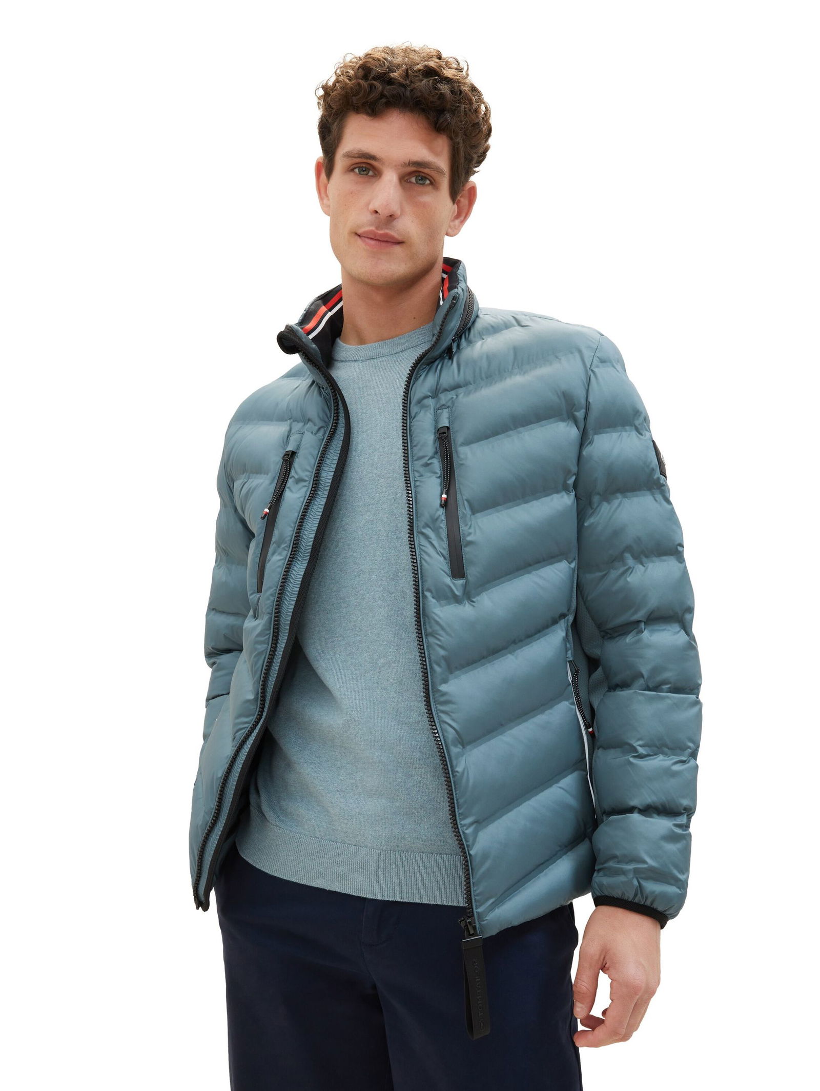 Tom Tailor | Tom Tailor Steppjacke | L | dusty dark teal