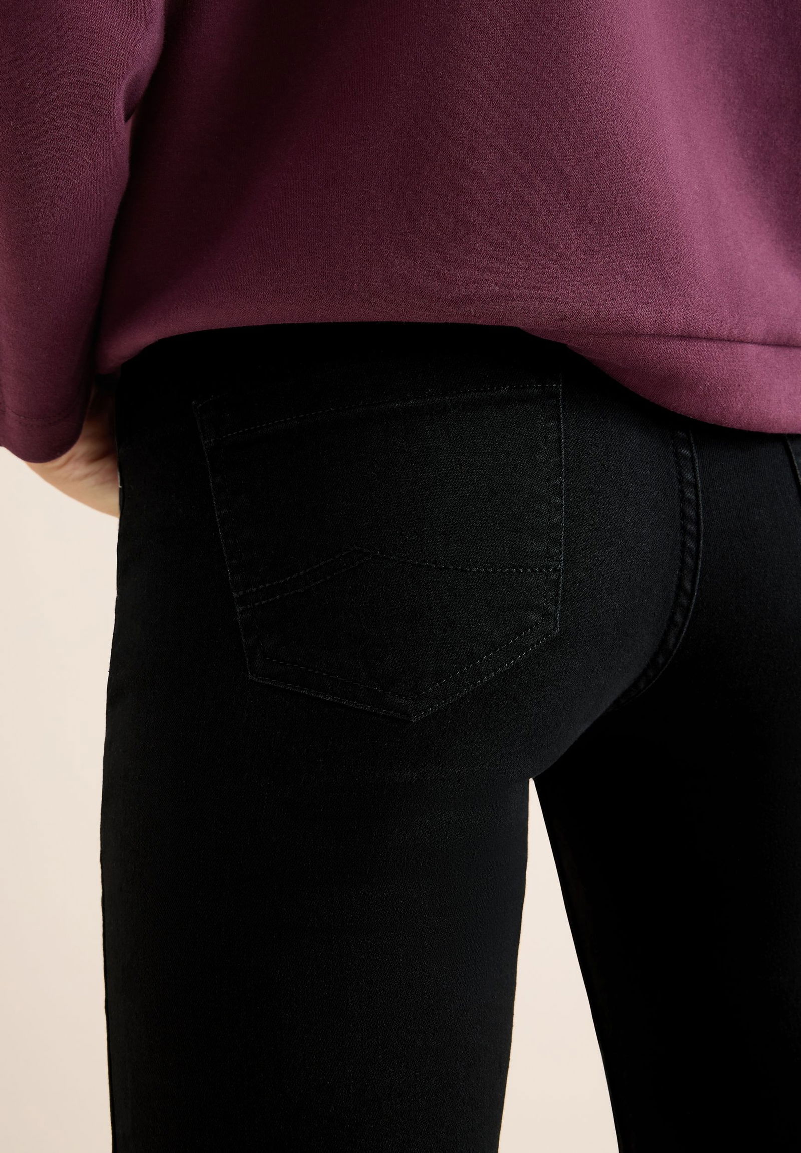 CECIL | CECIL Schmale Hose | 28/30 | black