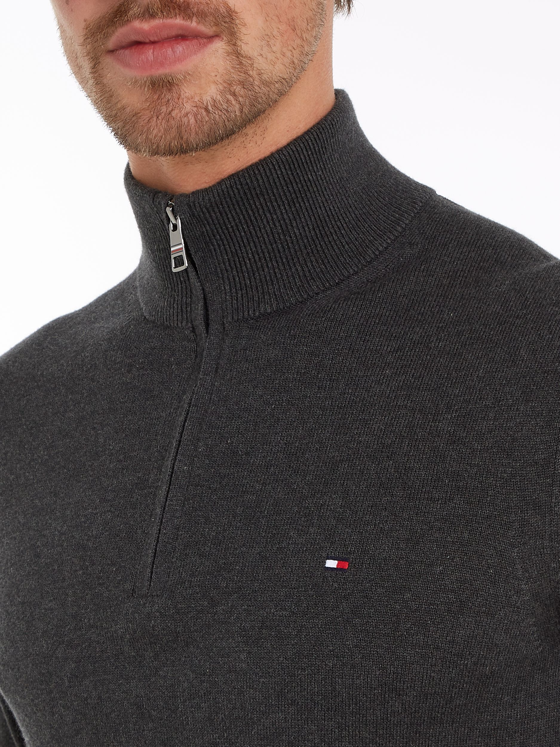 Tommy Hilfiger |  Tommy Hilfiger Rollkragenpullover  | XXL | dark grey heather