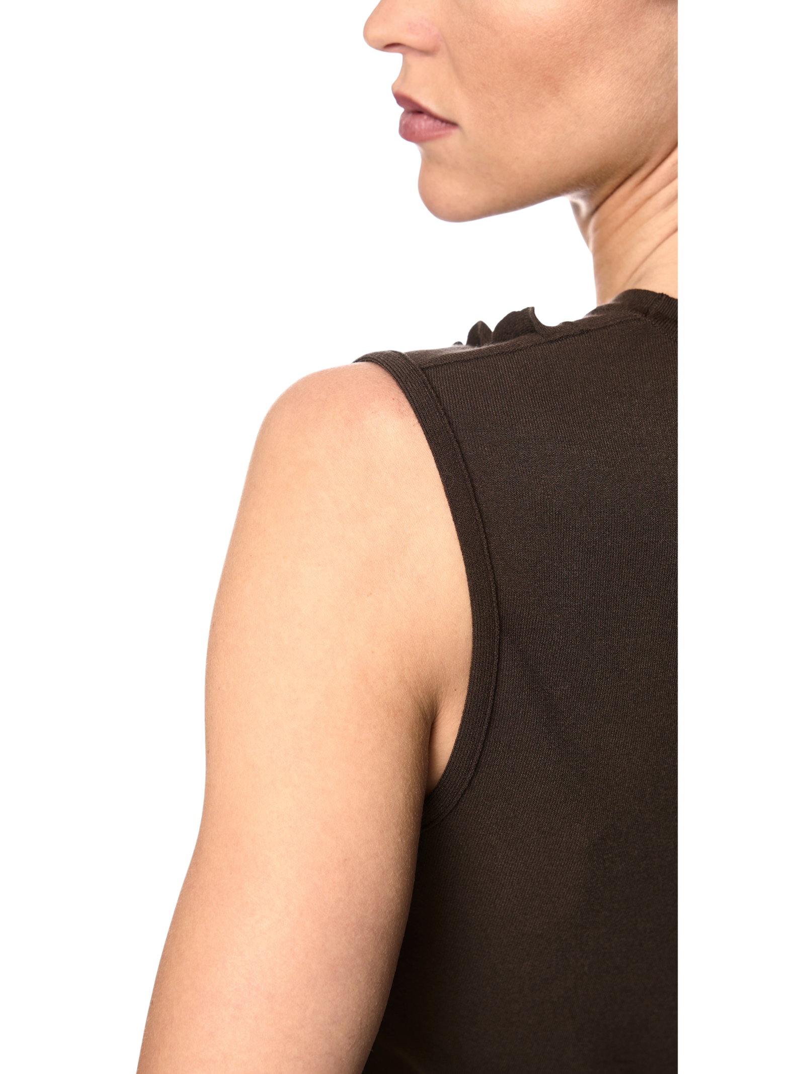 Top, seal brown #5