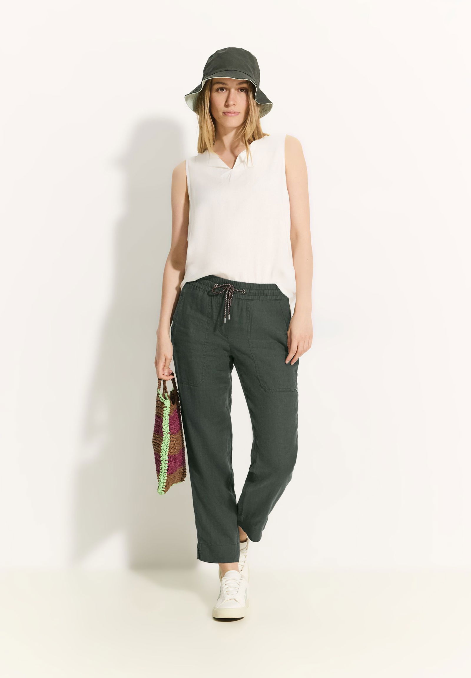 CECIL |  CECIL Leinenhose  | strong khaki