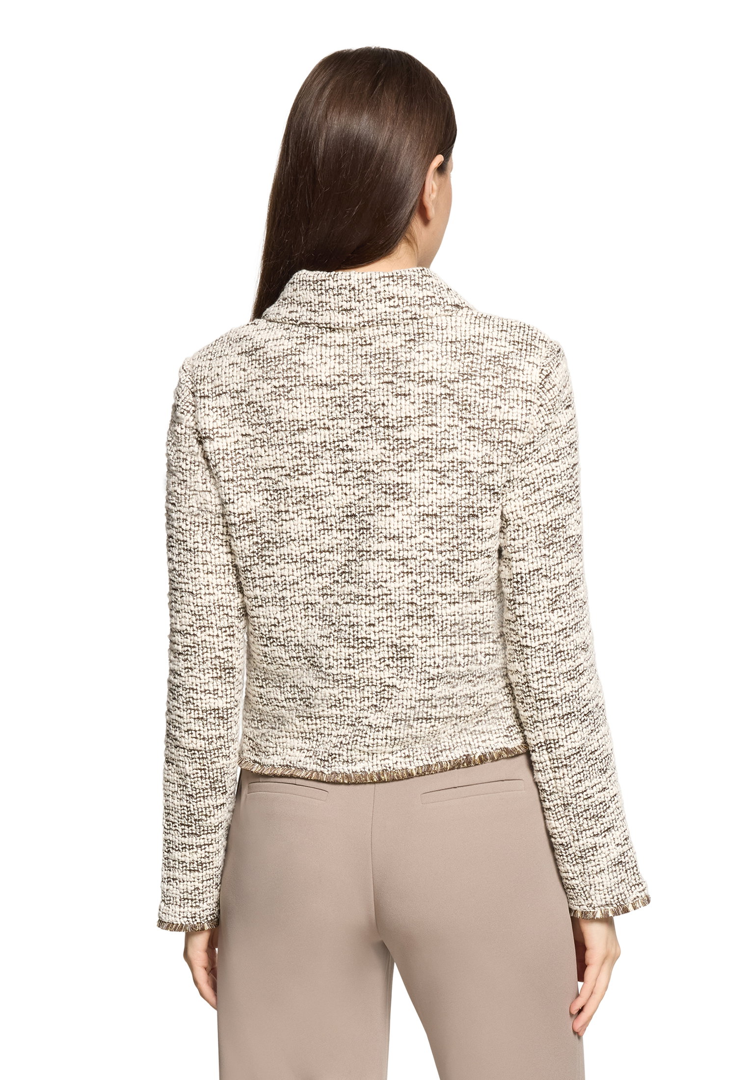 Blazerjacke Kurz 1/1 Arm, Nature/Brown #4