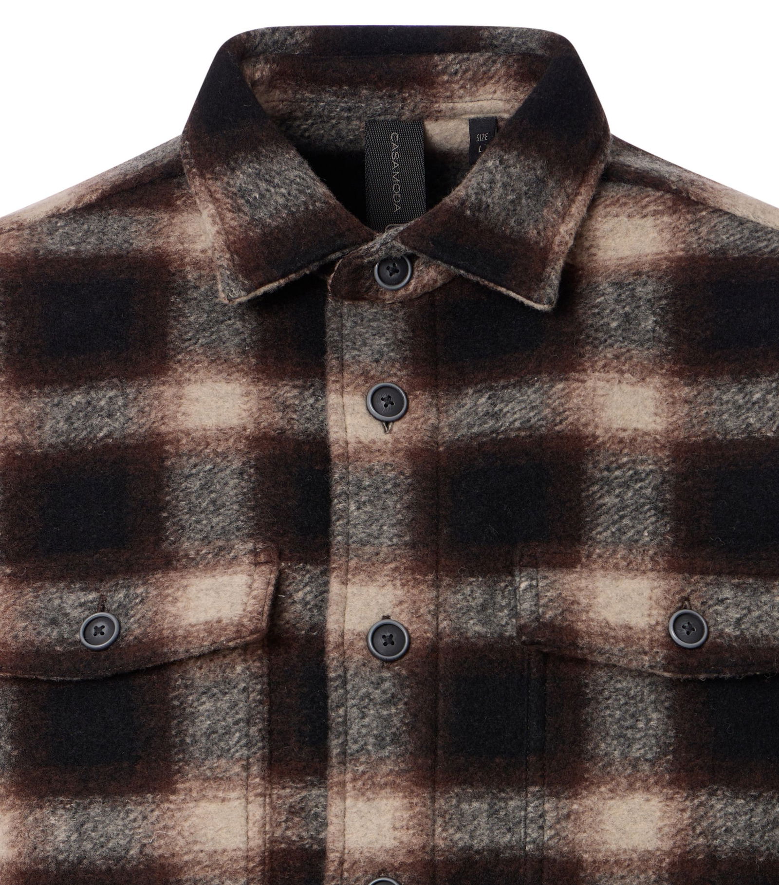 Casa Moda |  Casa Moda Hemd Regular Fit  | M | orange