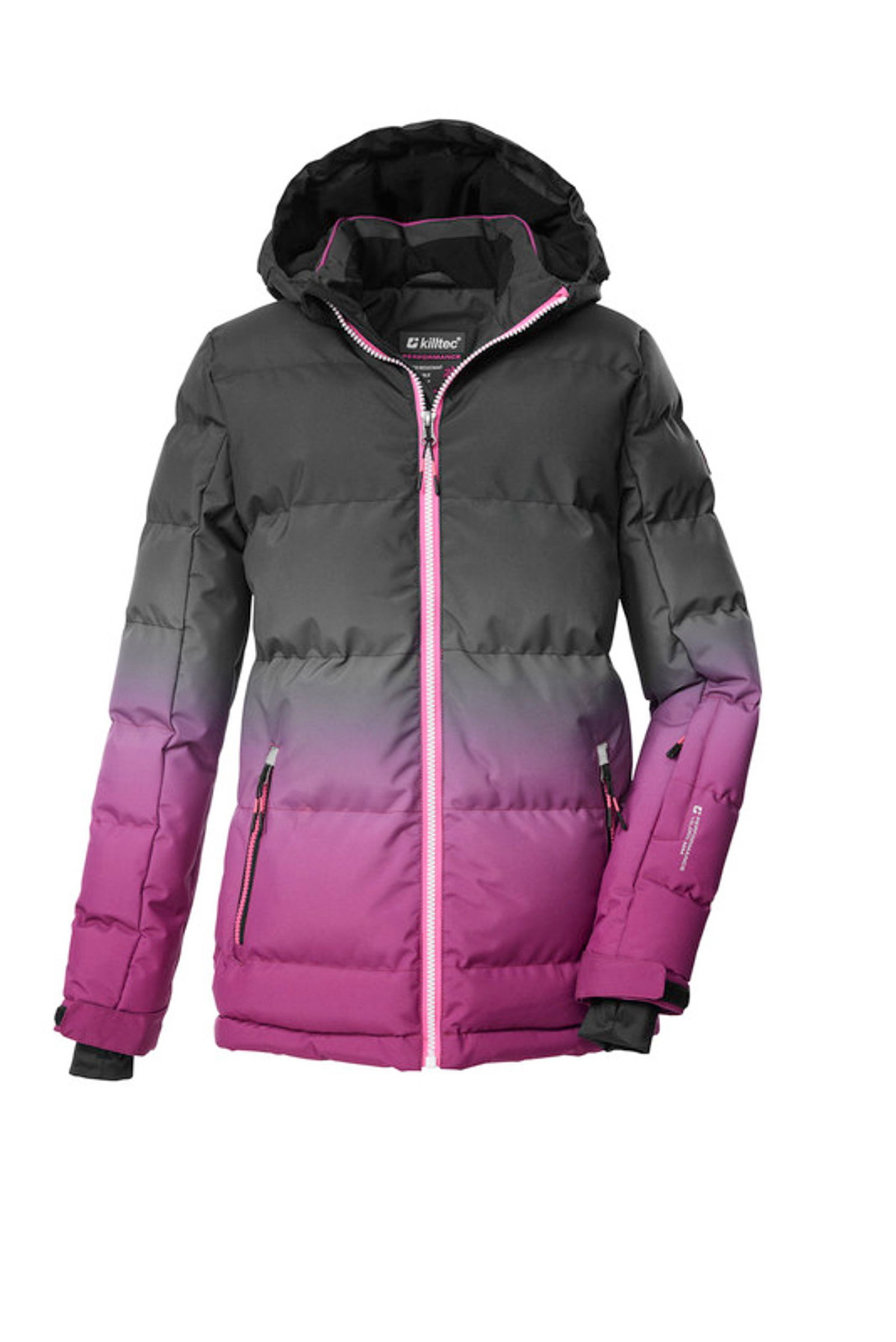 Killtec Jacke in Daunenoptik mit Kapuze und Schneefang #1