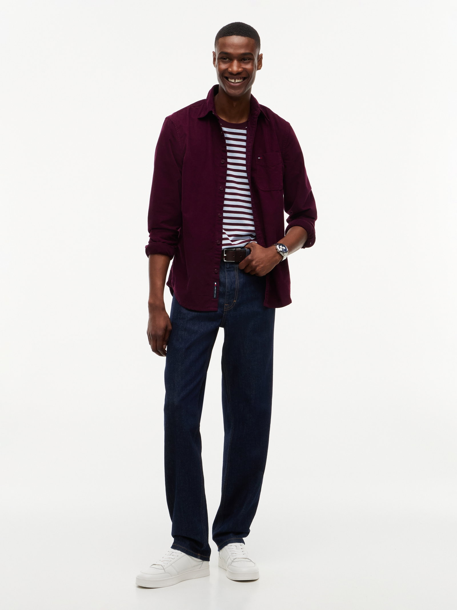 TJM REG BABY CORDUROY SHIRT EXT, PU #5