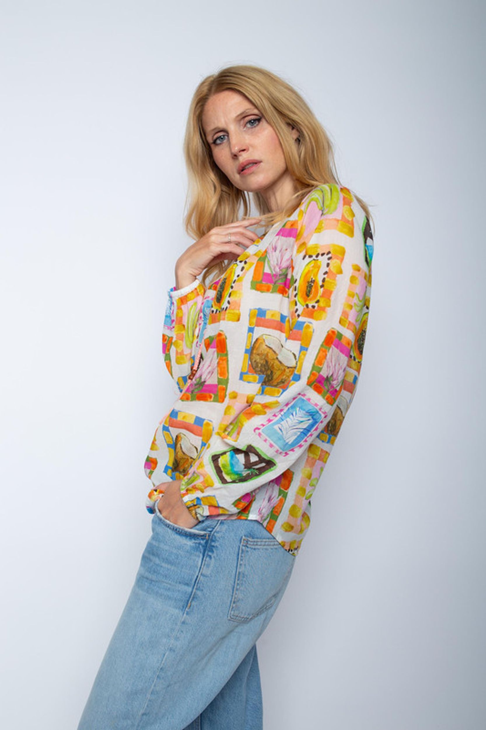 Emily van den Bergh |  Emily van den Bergh Druckbluse  | 38 | 1004_198