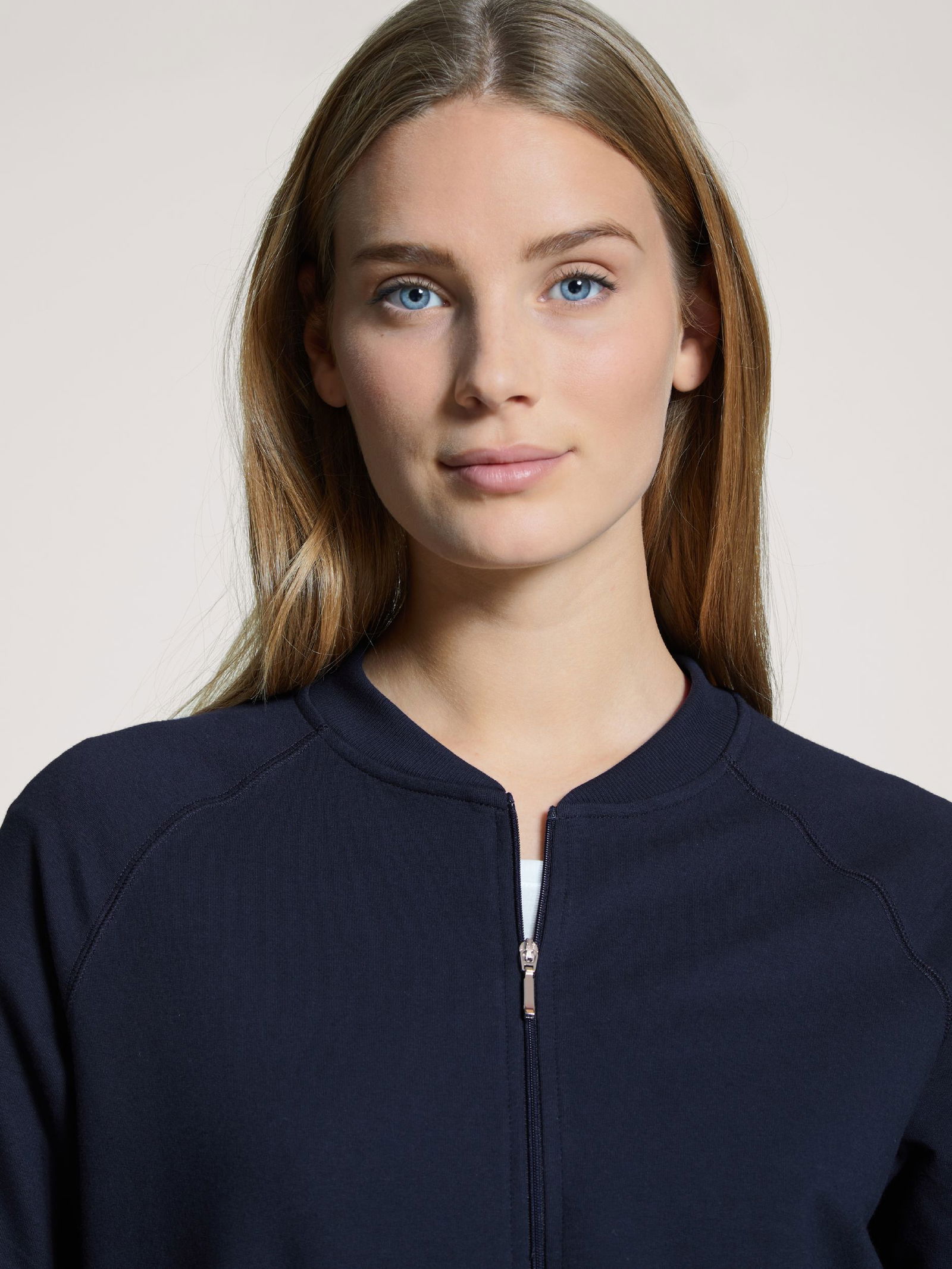 Calida |  DAMEN Jacke | XS | dark lapis blue