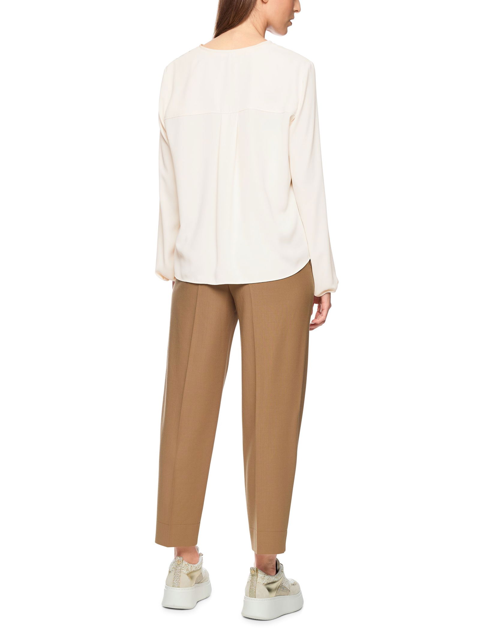 Marc Cain Sports | Marc Cain Sports Druckbluse | 44 | bright ecru