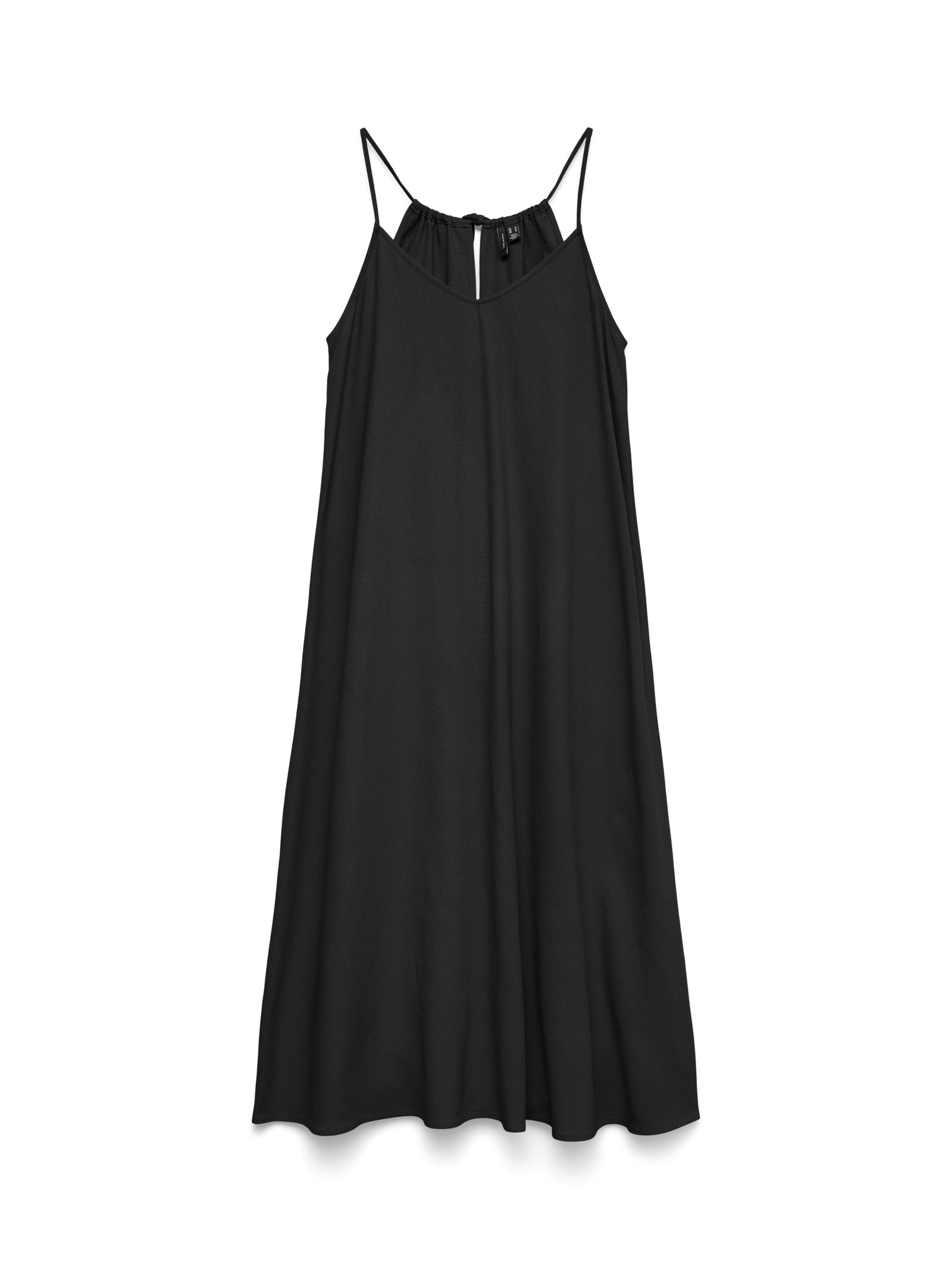 VMJESMILO CALF SINGLET DRESS WVN NO, Black #1