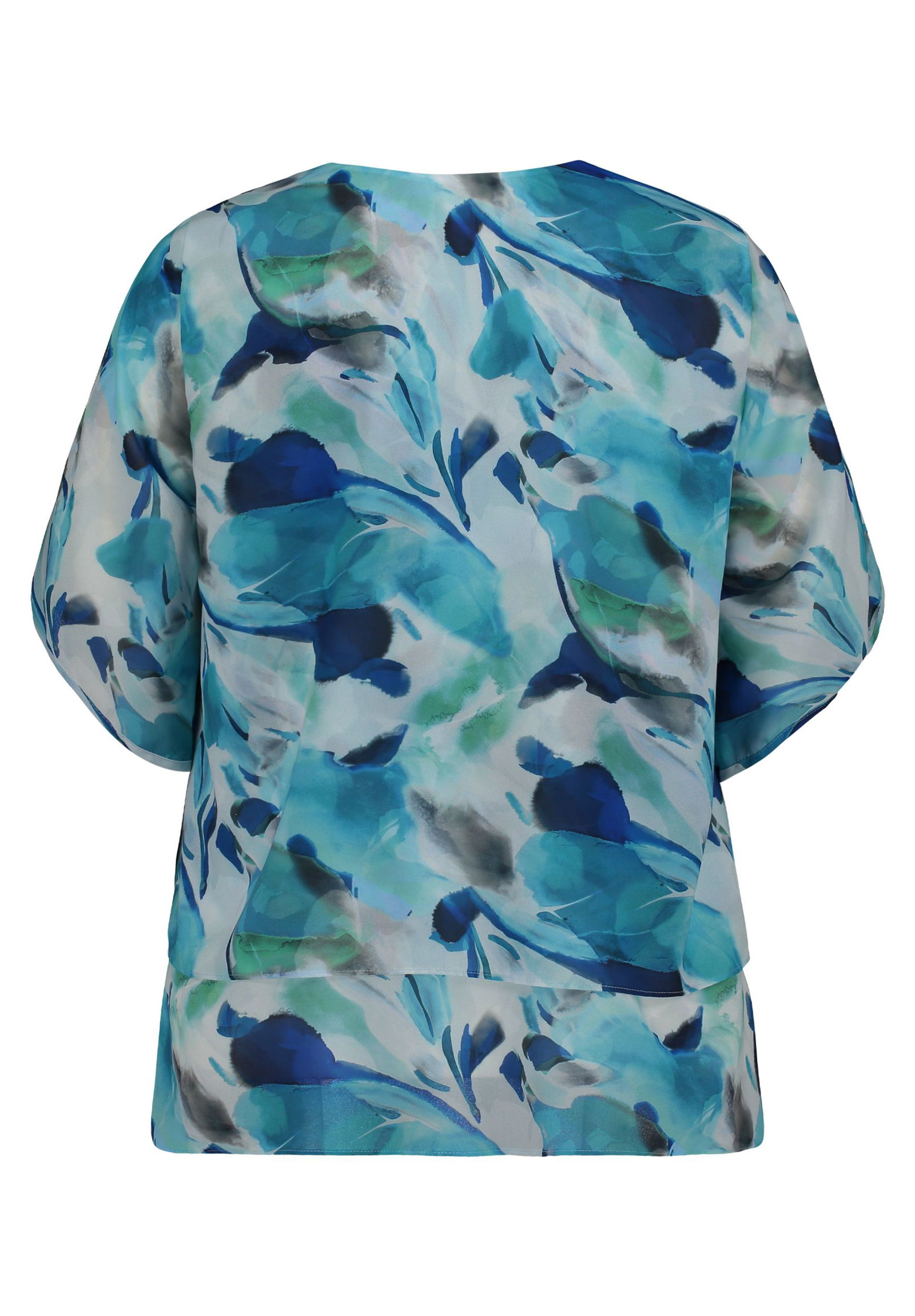 Vera Mont |  Chiffonbluse | 48 | light blue/dark blue