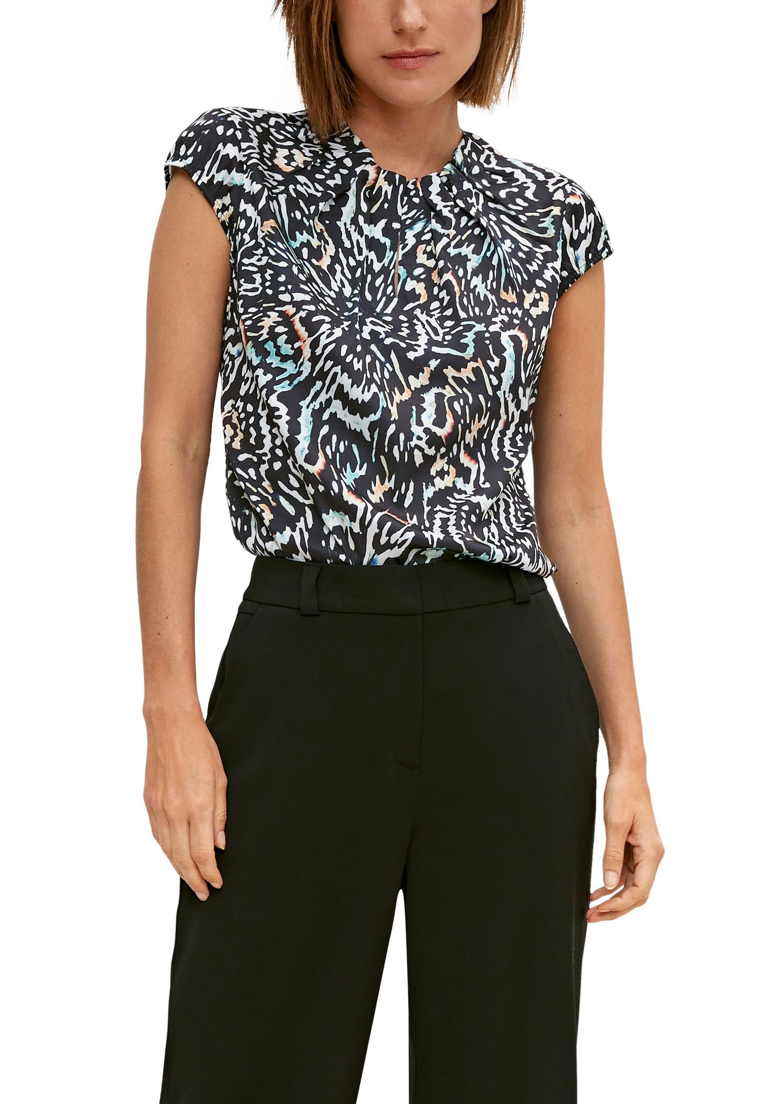 Comma Druckbluse