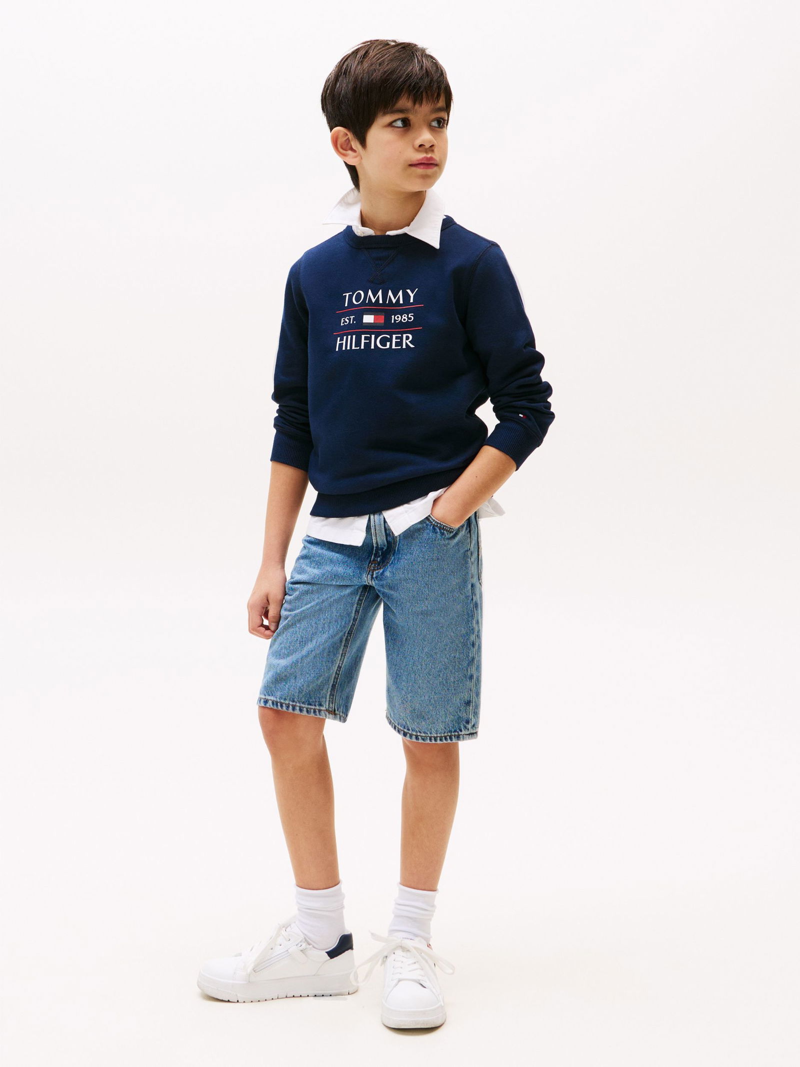 Tommy Hilfiger | TOMMY FLAG HILFIGER SWEATSHIRT | 12 | dark night navy
