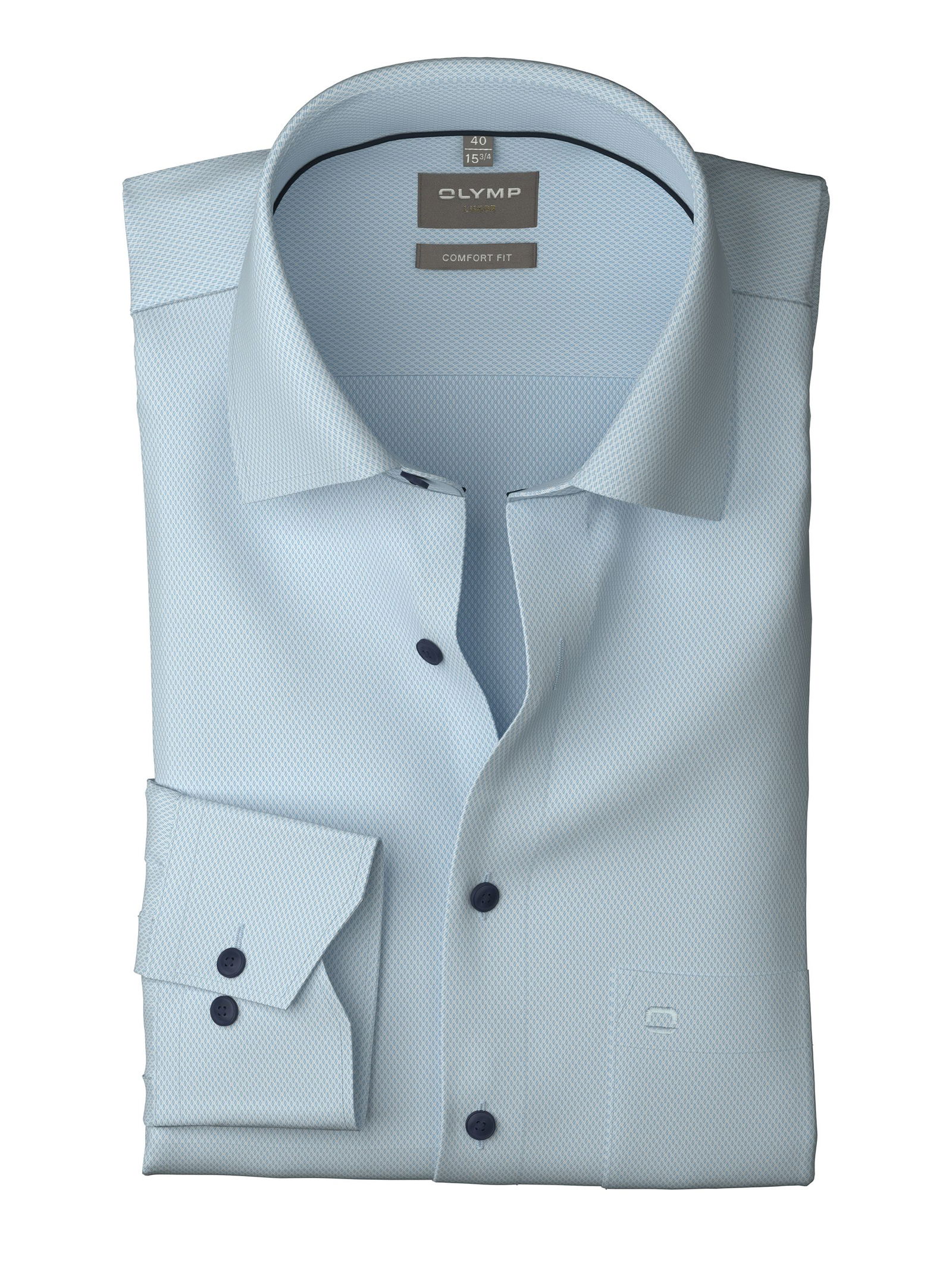 Olymp | Olymp Hemd Modern Fit | 46 | bleu