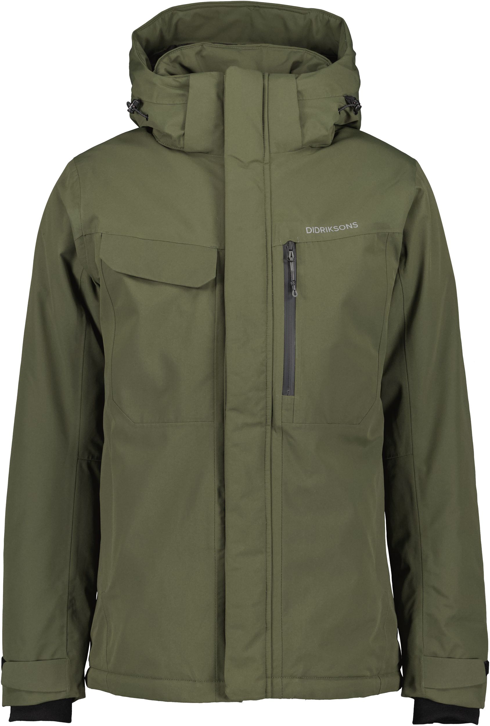 Didriksons |  Didriksons Long Jacke  | M | deep green