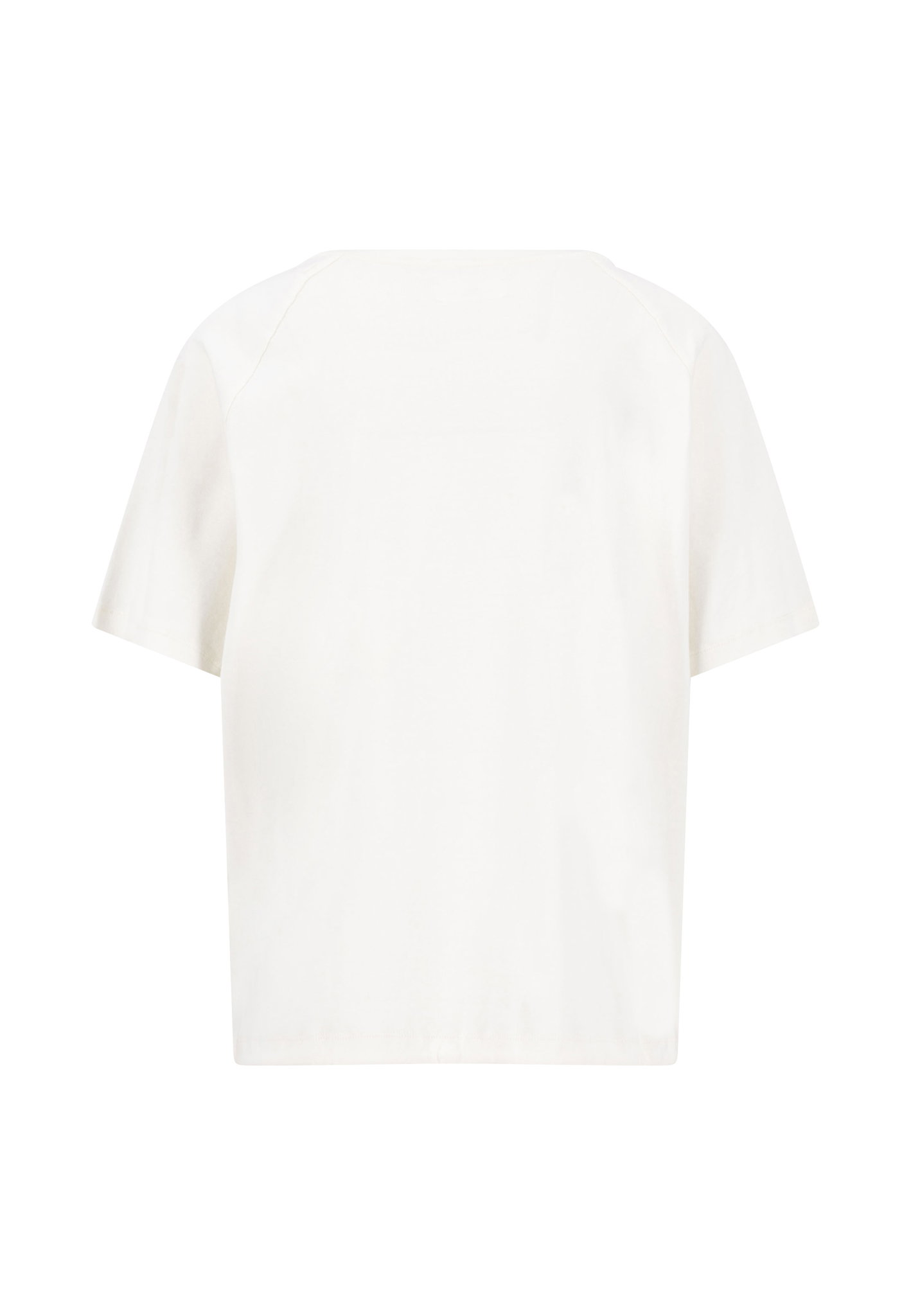 T-SHIRT BIND SOLID 1x1 RIB, MILK #2