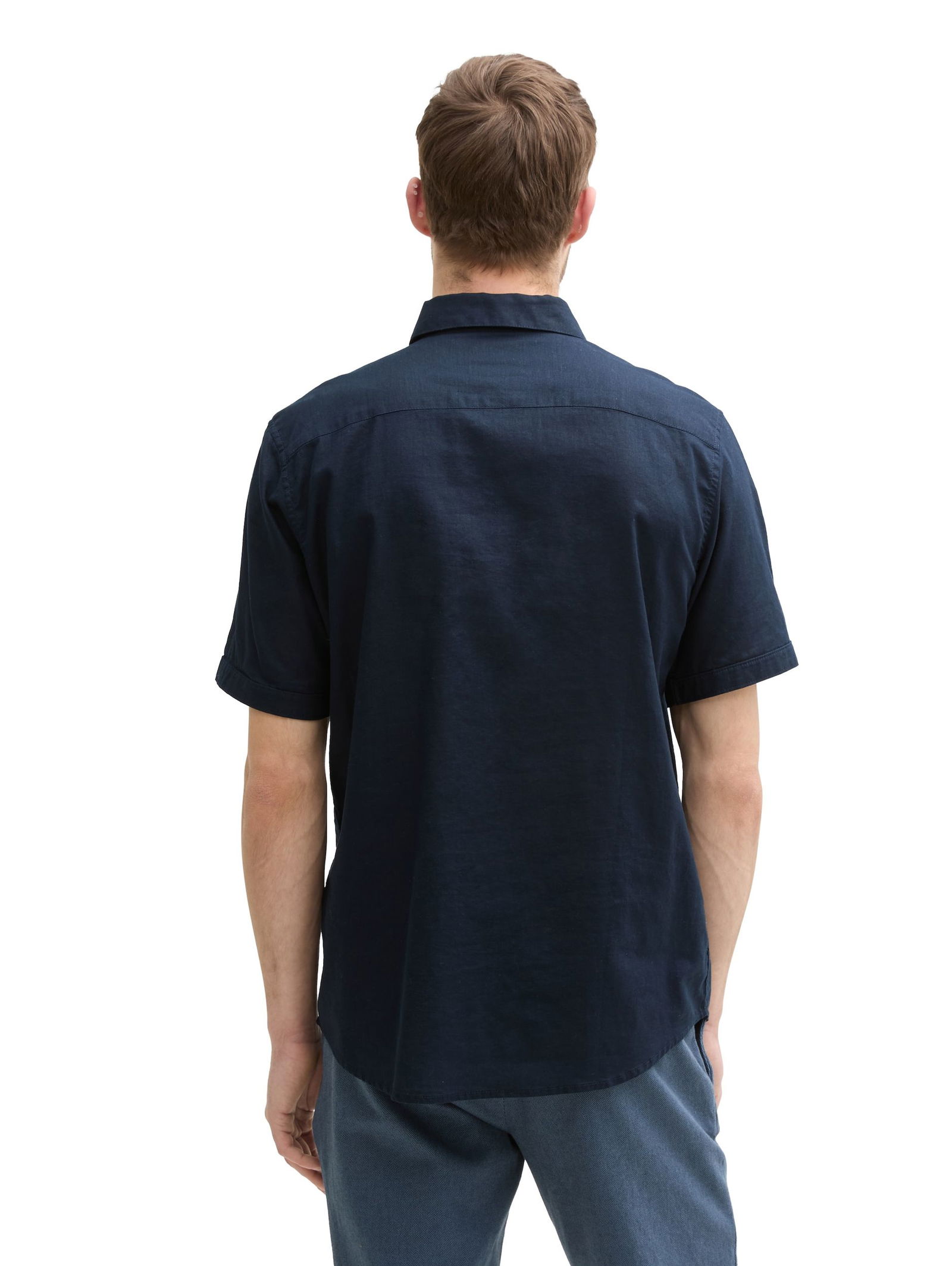 Tom Tailor | Tom Tailor Hemd Slim Fit | M | sky captain blue