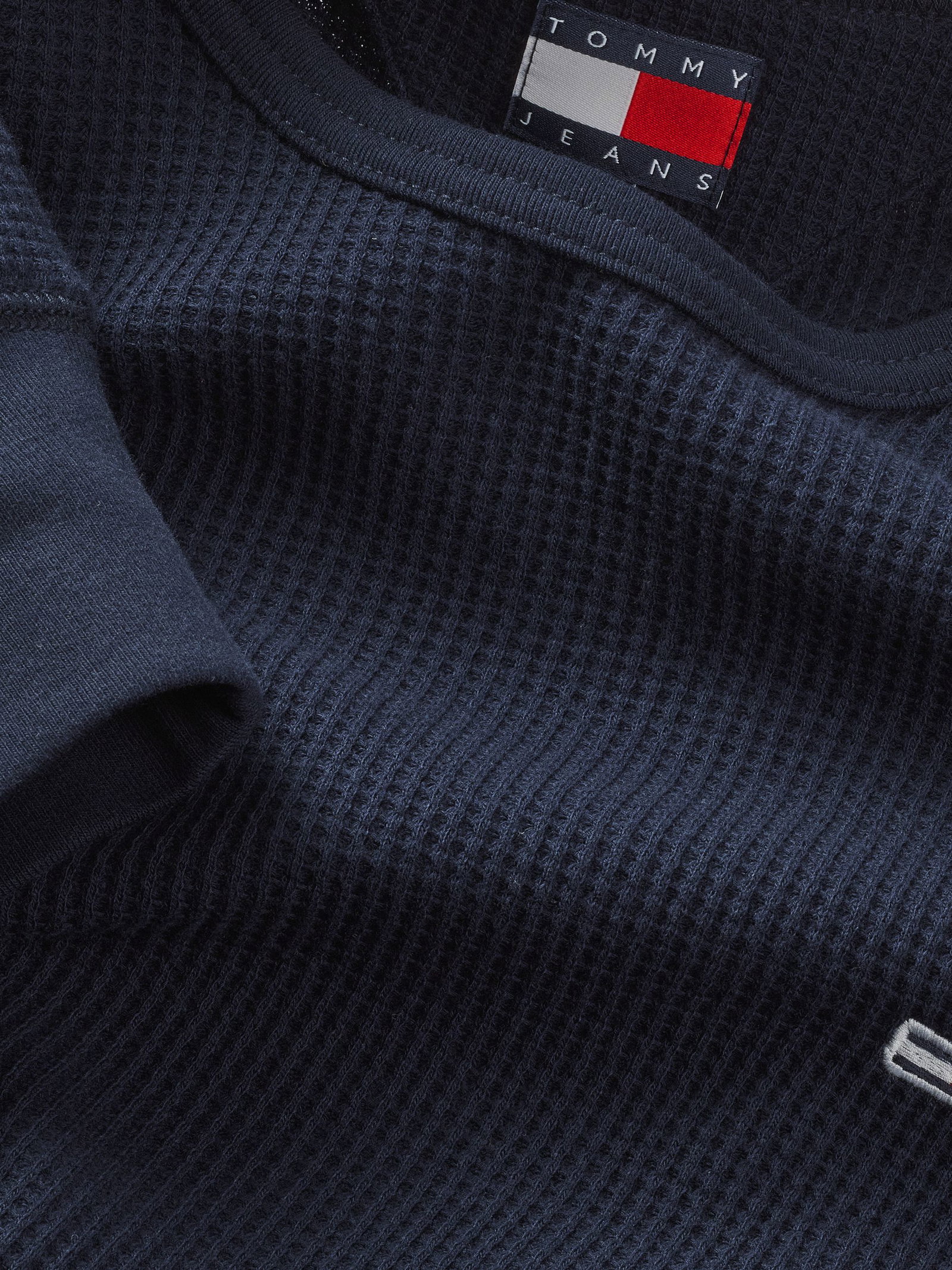 49253c83e3986093e5ec8b63ae3136a0 | TJM SLIM WAFFLE L/S TEE EXT | XXL | dark night navy