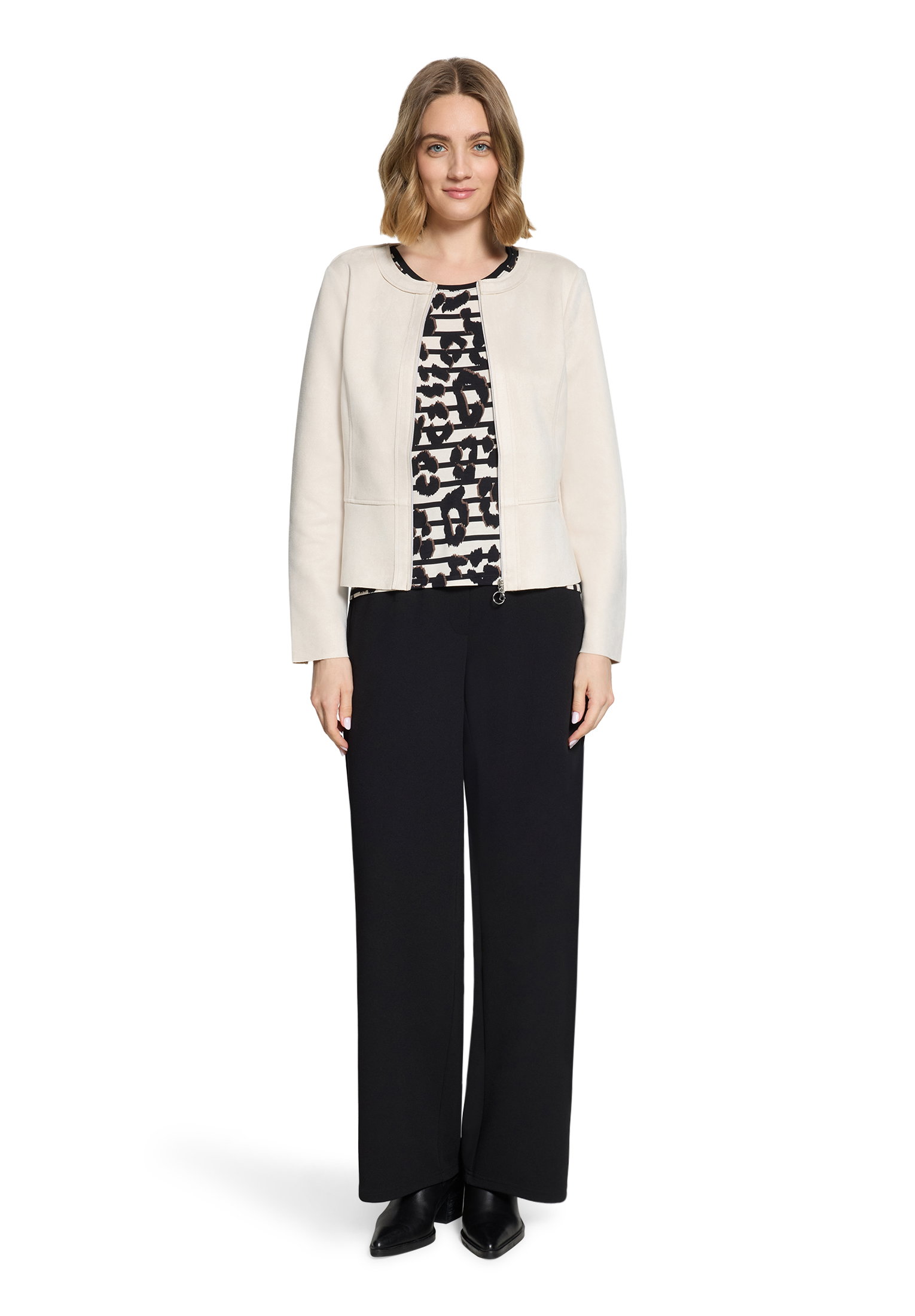 Blazerjacke Kurz 1/1 Arm, Pastel Sand #5
