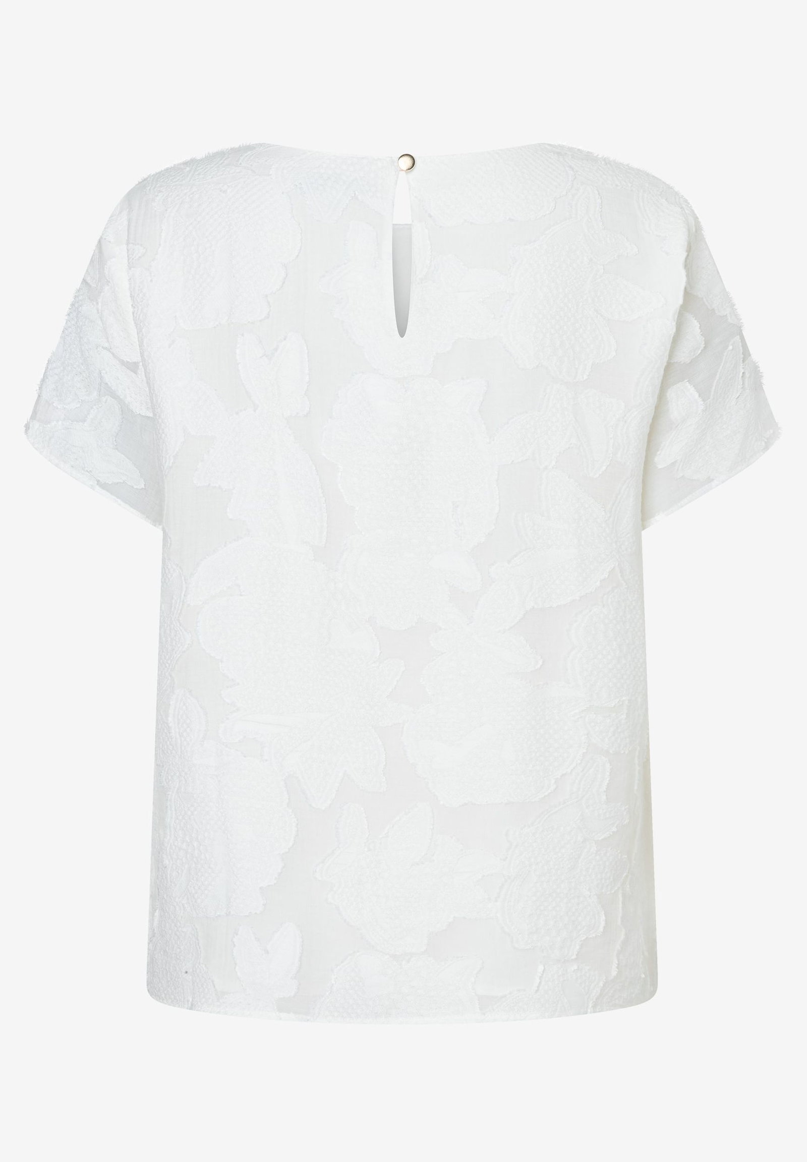 |  Jacquard Blouse, off white | 36 | ecru