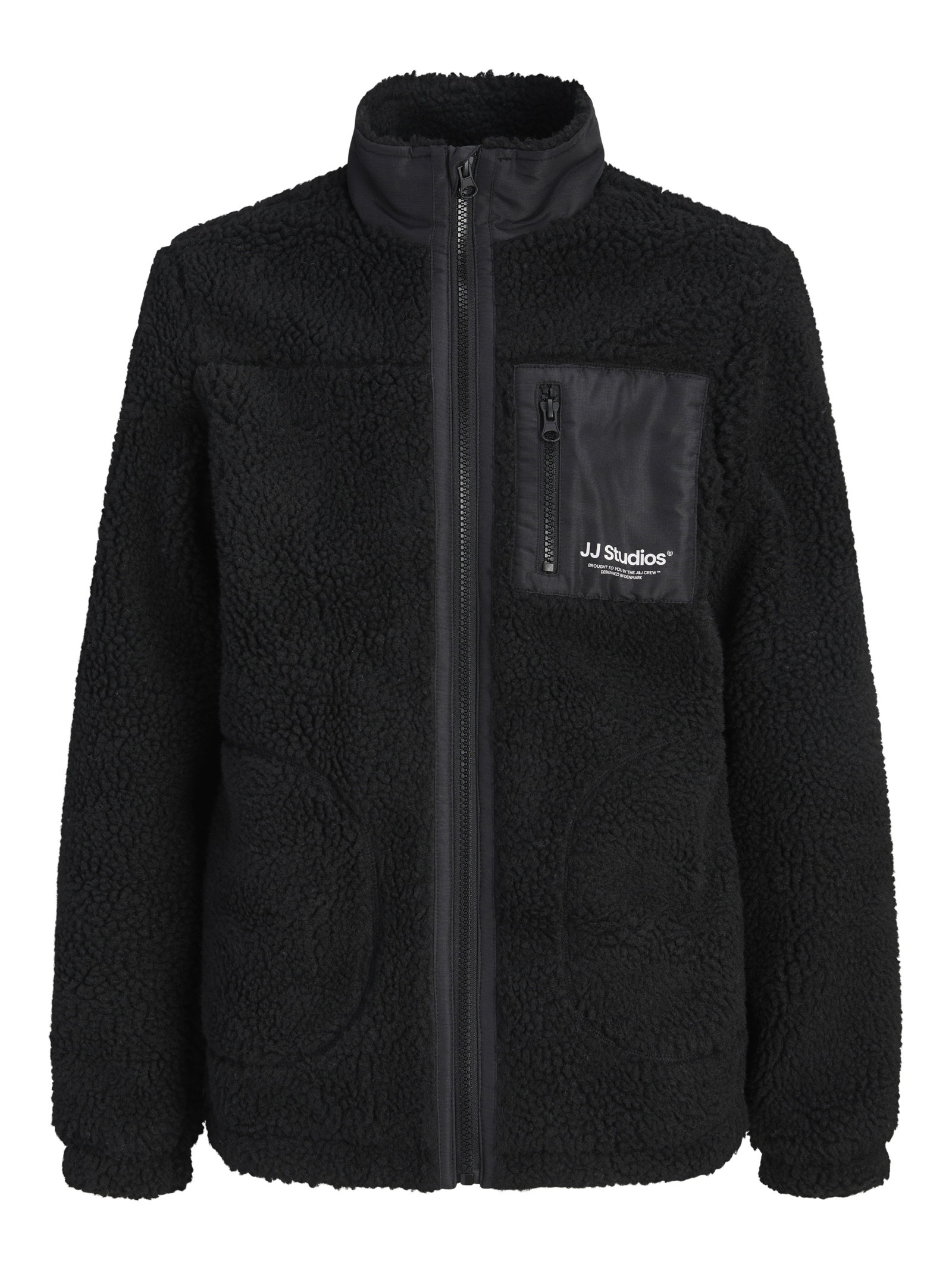 JJESOHO TEDDY JACKET AW26 JNR, Black #1
