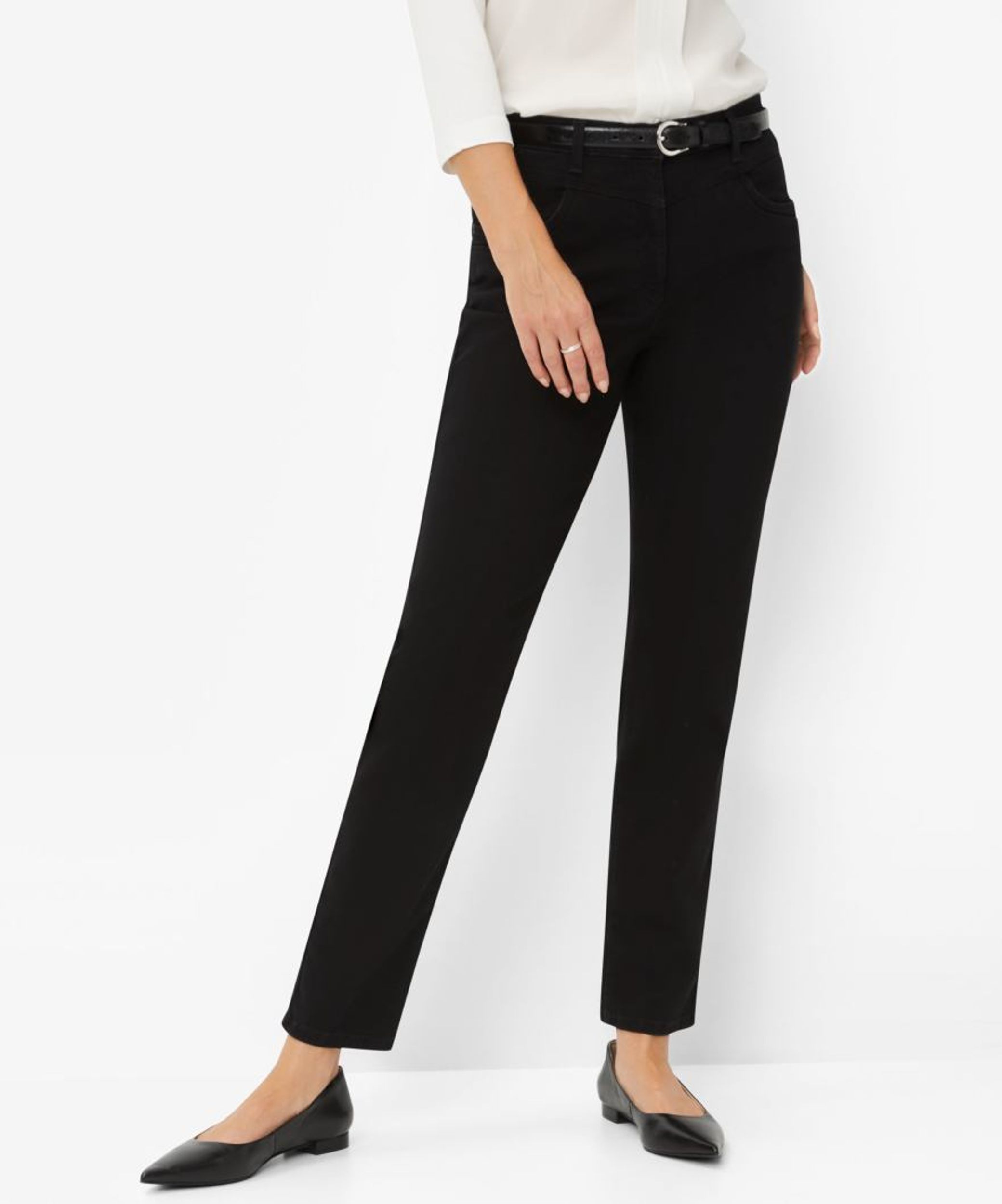 Raphaela by Brax |  Raphaela by Brax Straight Leg Jeans  | 23 | black