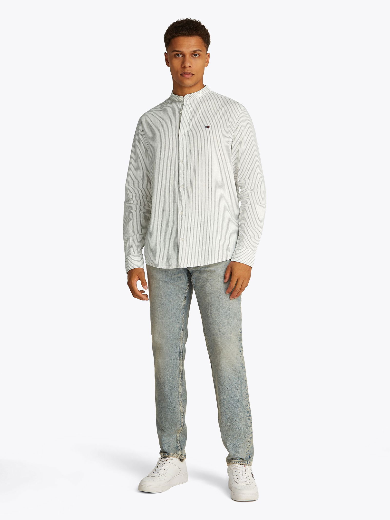 Tommy Jeans |  Tommy Jeans Hemd Super Slim Fit  | XL | ecru