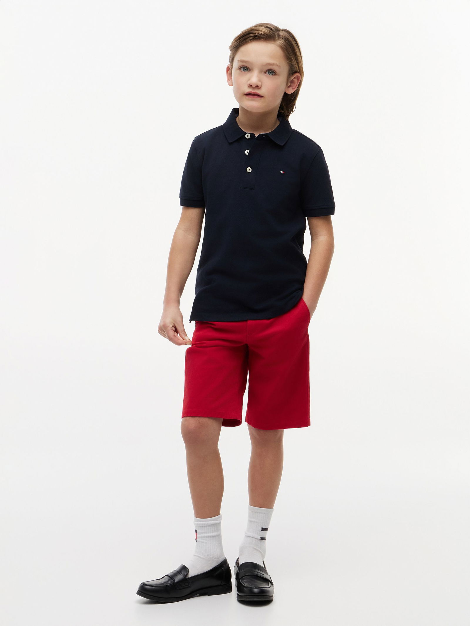 Tommy Hilfiger |  BOYS TOMMY POLO S/S | 140 | DENIM