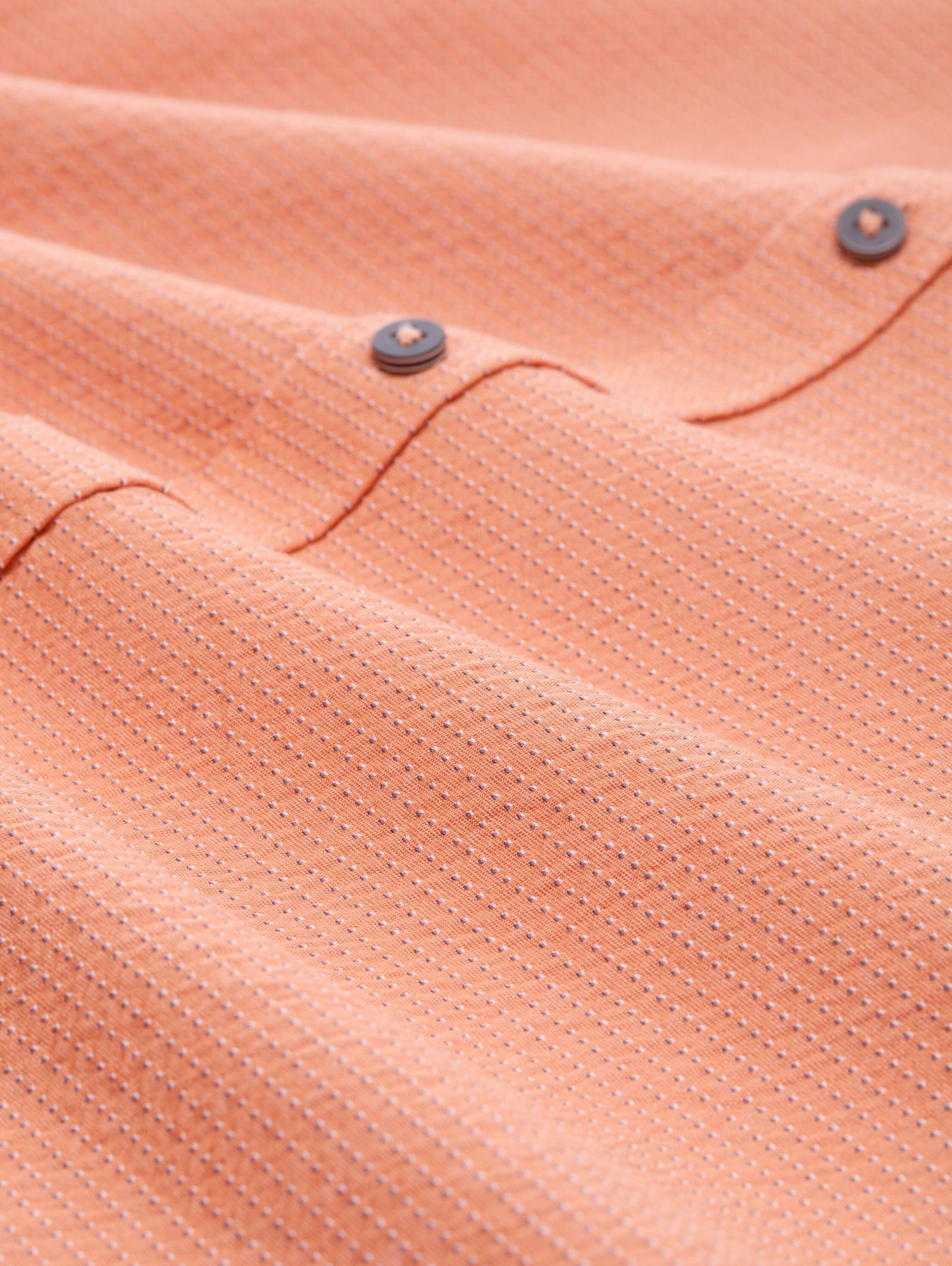 Tom Tailor |  Tom Tailor Hemd Slim Fit  | L | brick orange multicolor dot