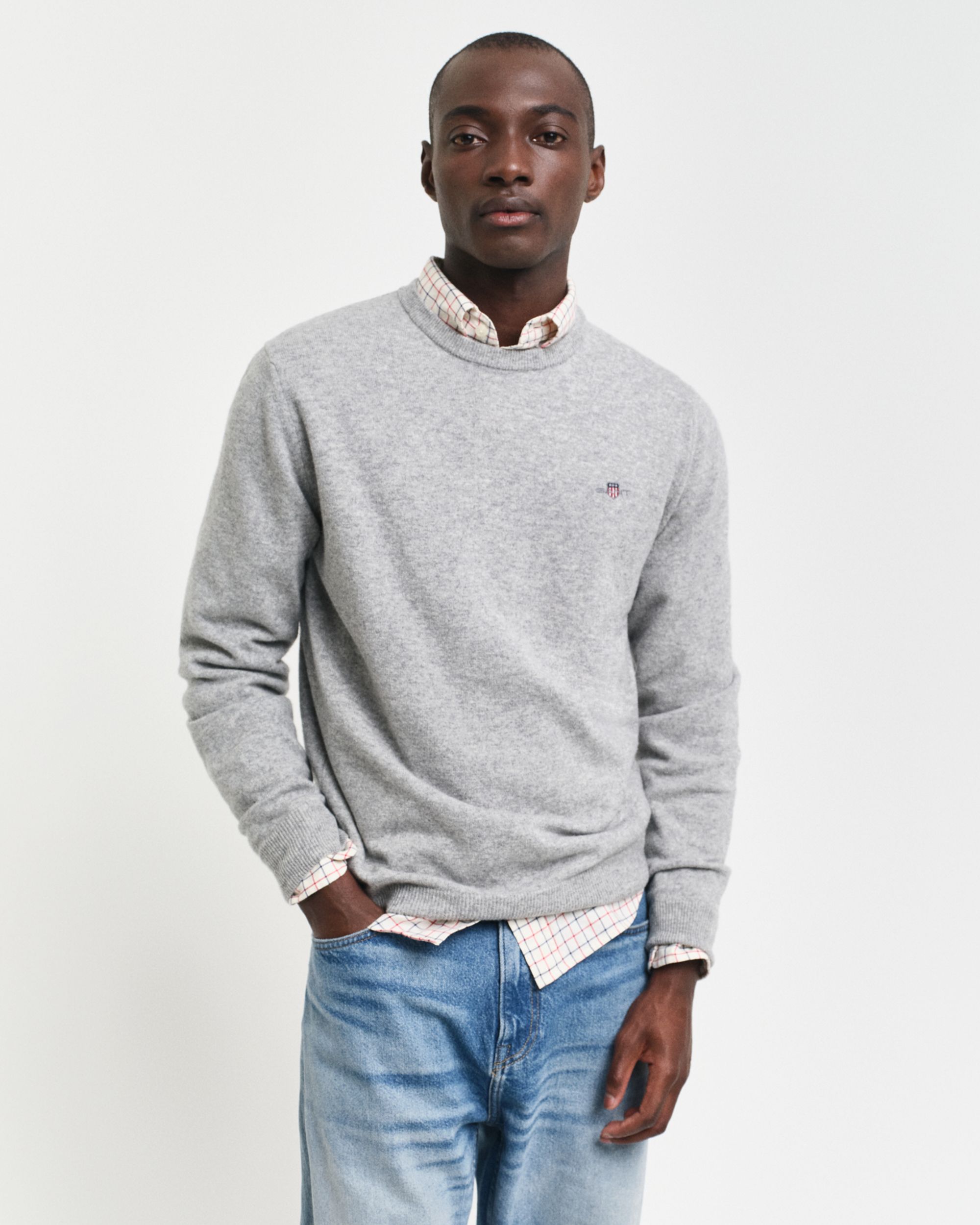 Gant |  Gant Pullover  | XXL | grey melange