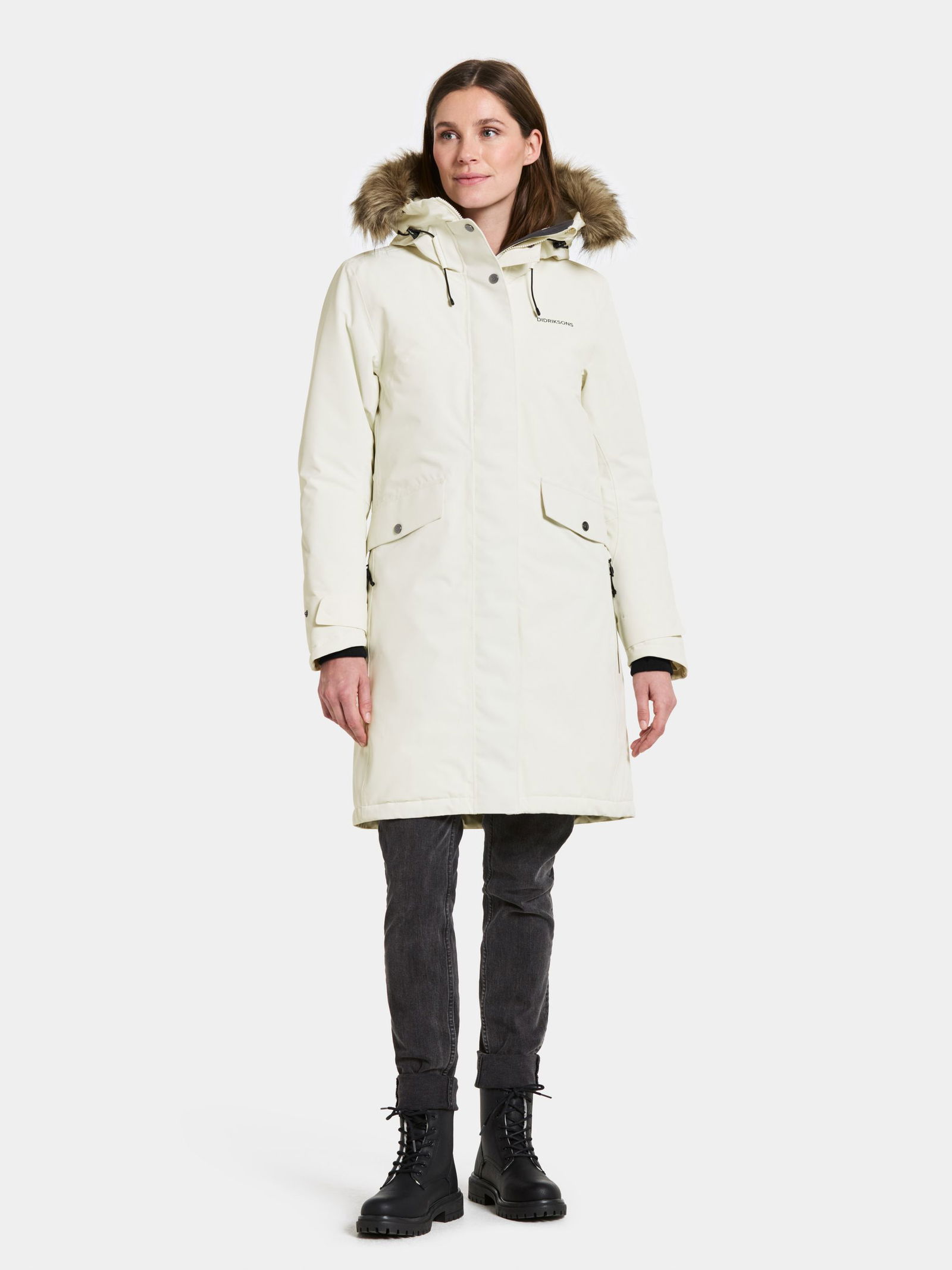 Didriksons | Didriksons Parka "Erika" | 46 | white foam