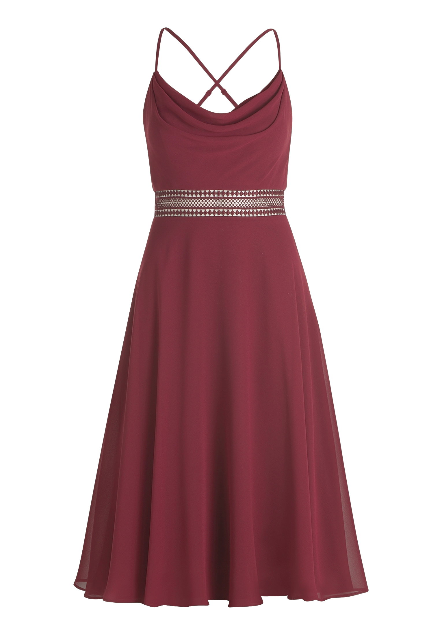 Kleid Kurz ohne Arm, Deep Dahlia #1