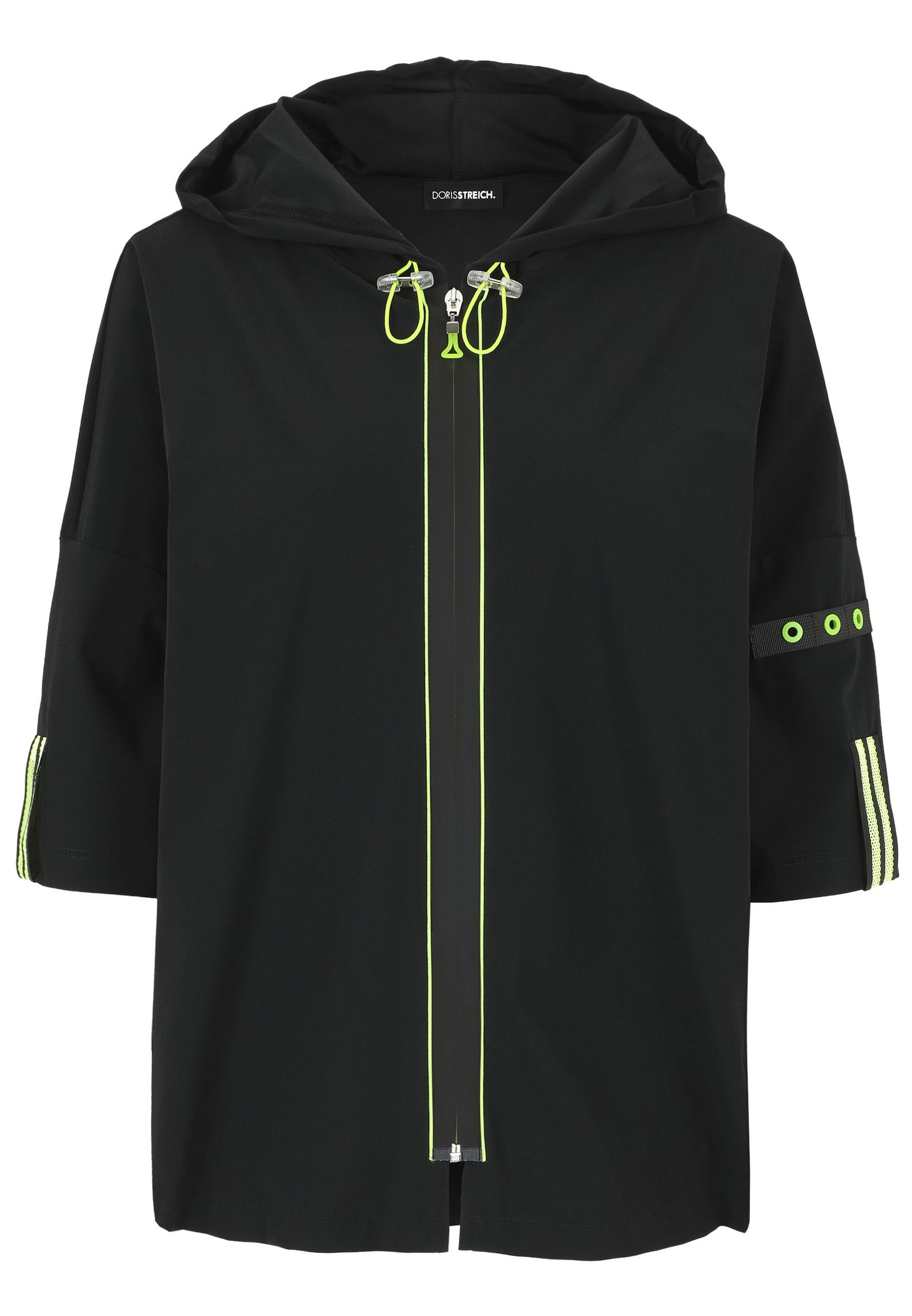 |  Jacke gewirkt, Schwarz | 46 | schwarz