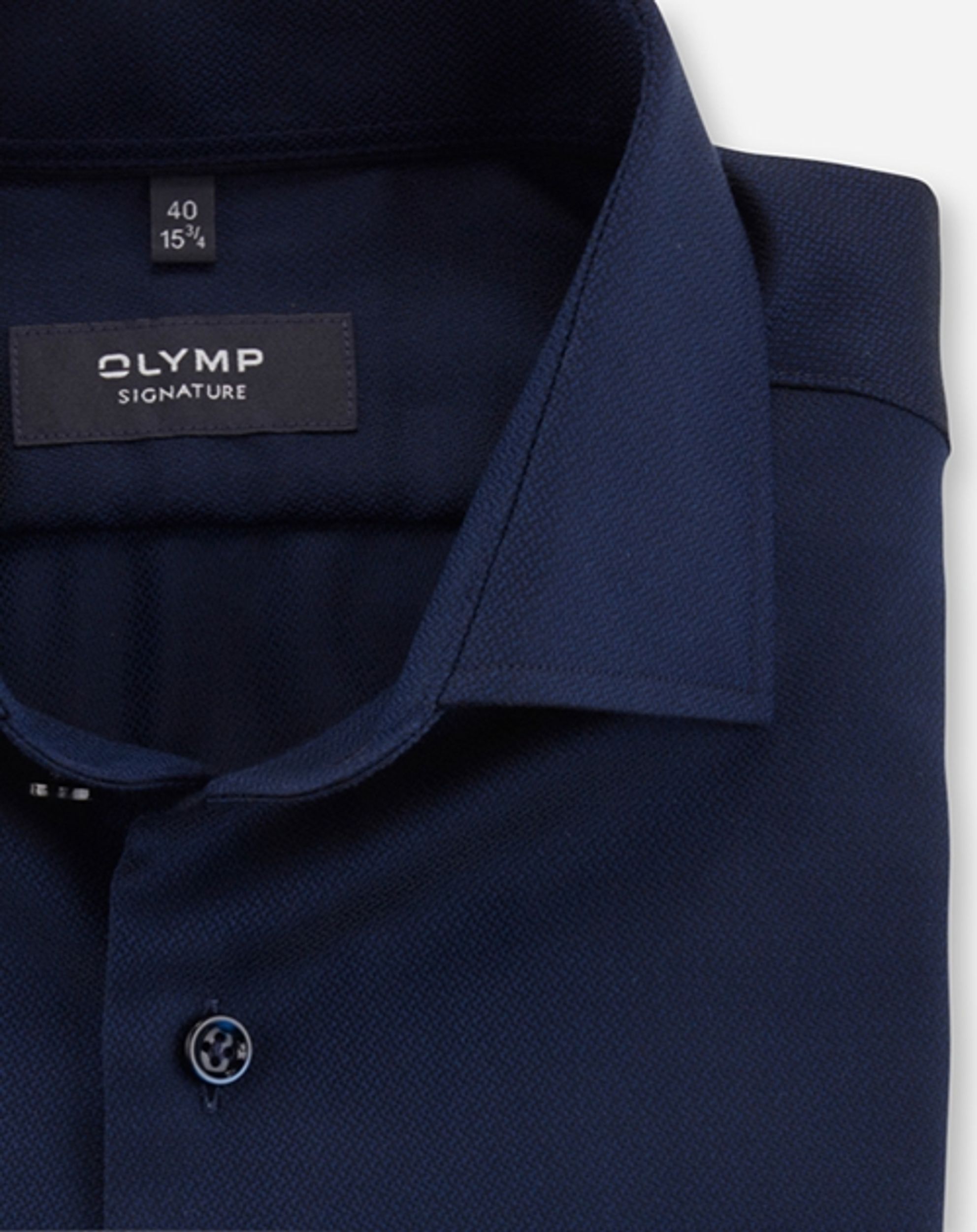 OLYMP Signature |  Olymp Signature Hemd Tailored Fit | 44 | nachtblau