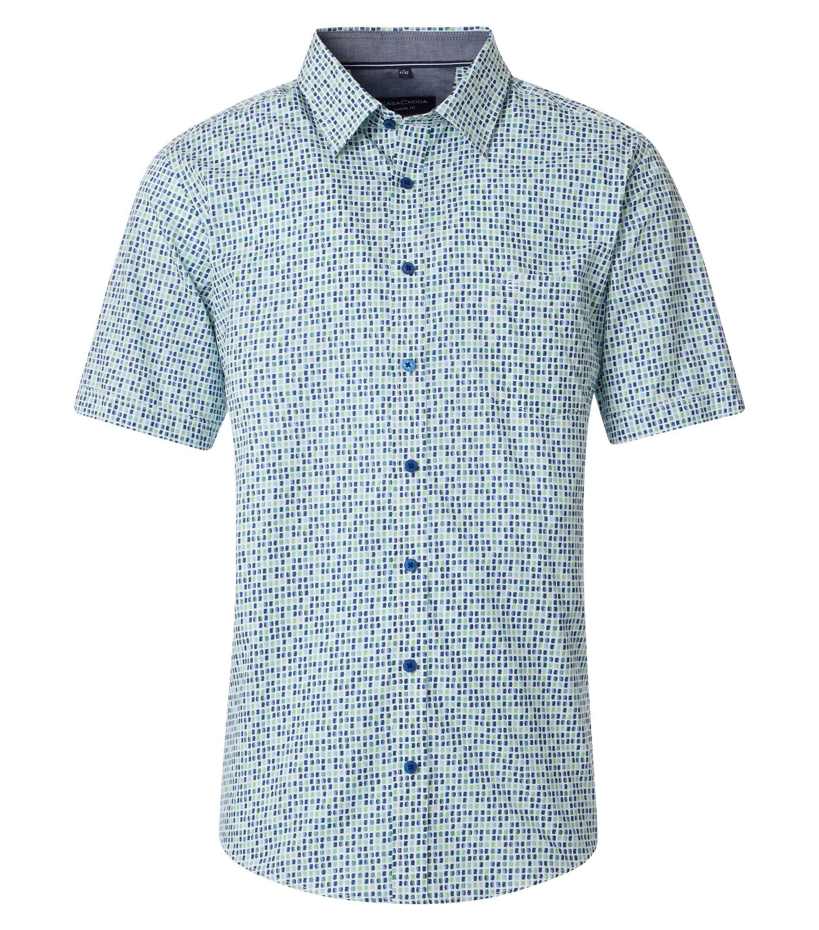 acfe48275469b08314549acf6d822f6f Casa Moda |  Freizeithemd Kurzarm | XL | grün