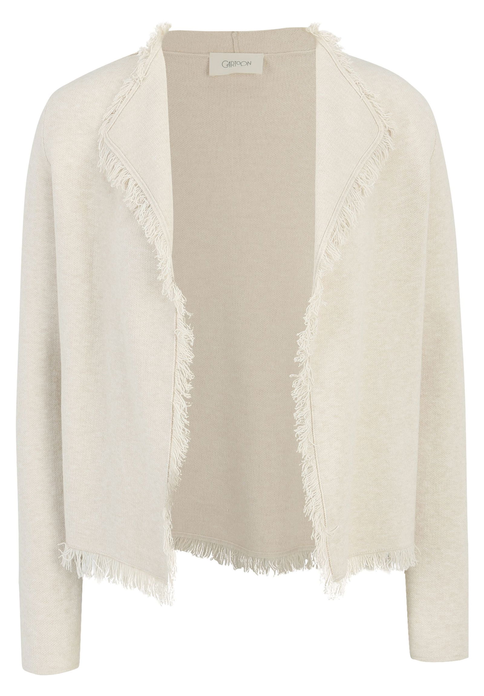 Cartoon |  Cartoon Strickjacke | Cardigan  | 40 | beige