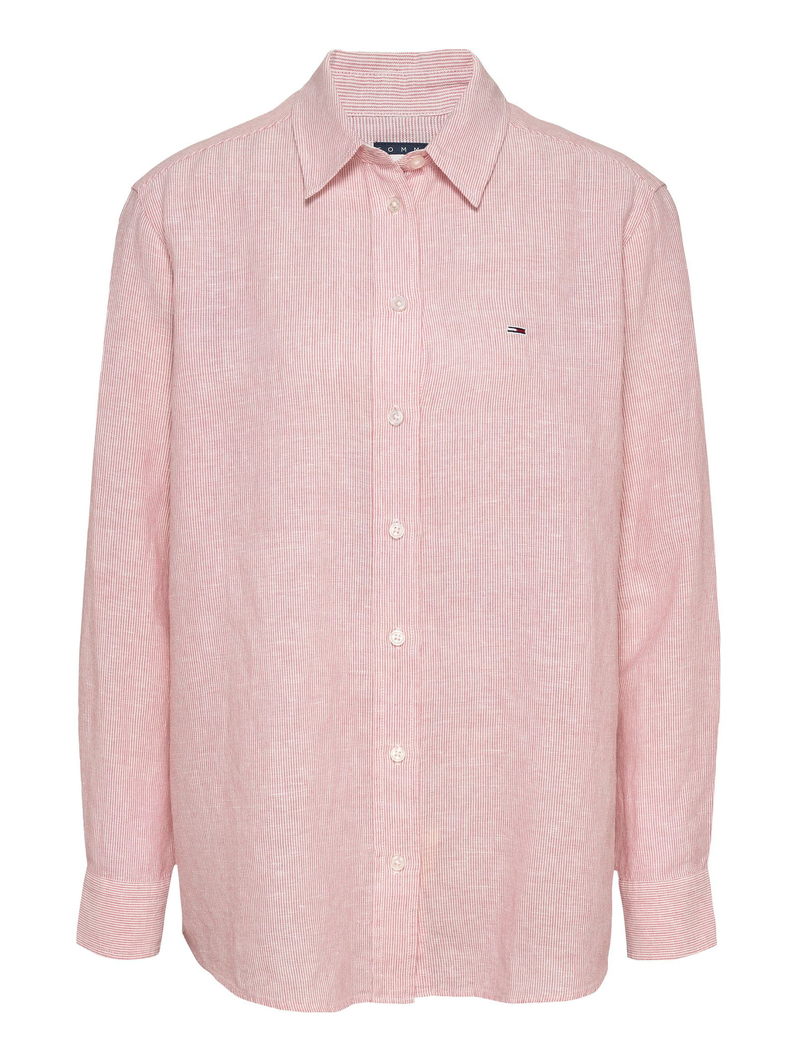 Tommy Jeans |  Tommy Jeans Druckbluse  | XS | precious pink/stripe
