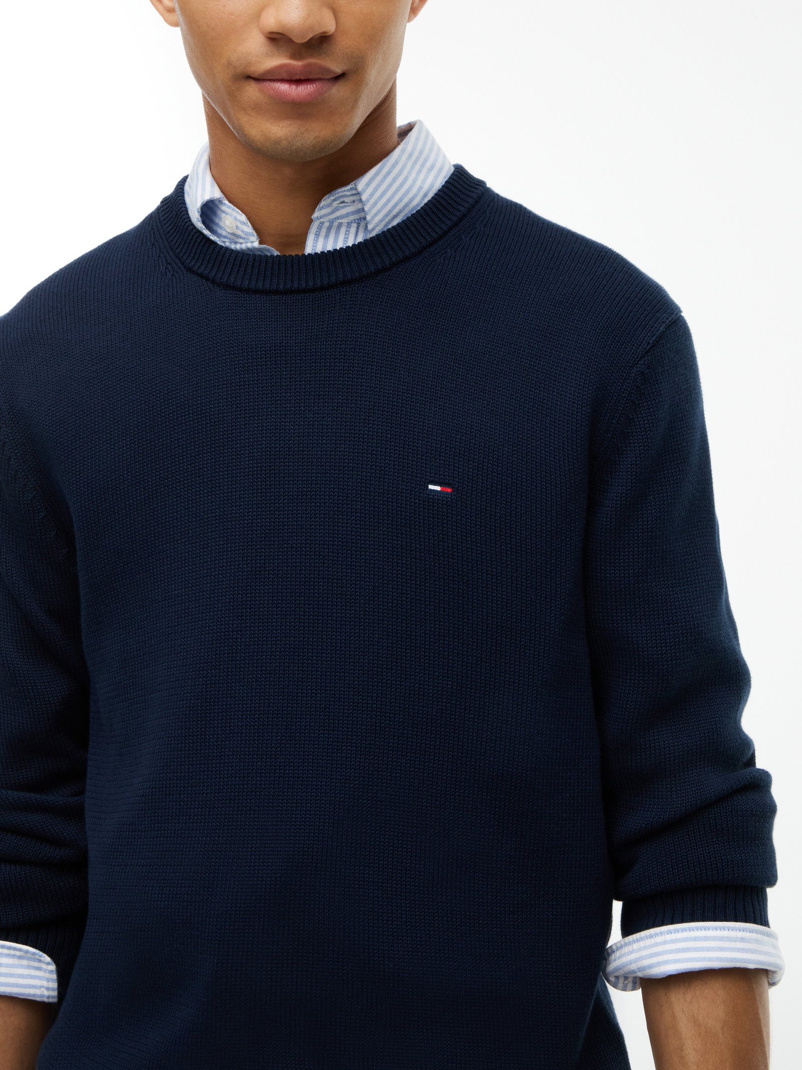TJM SLIM ESS SWEATER EXT, BLUE #3