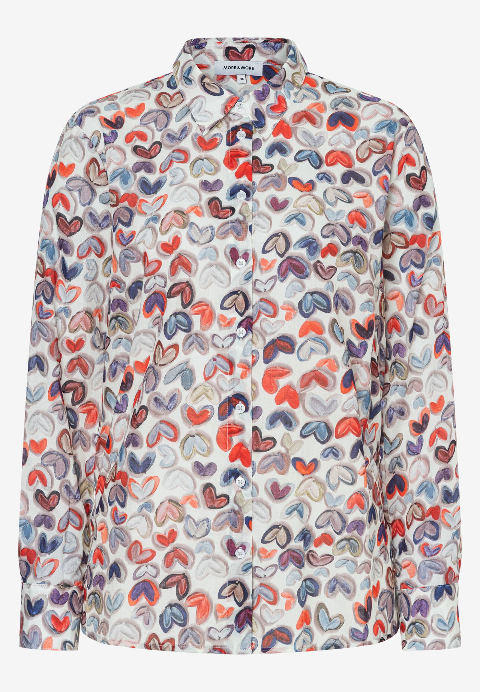 More & More |  More & More Druckbluse  | 34 | mehrfarbig
