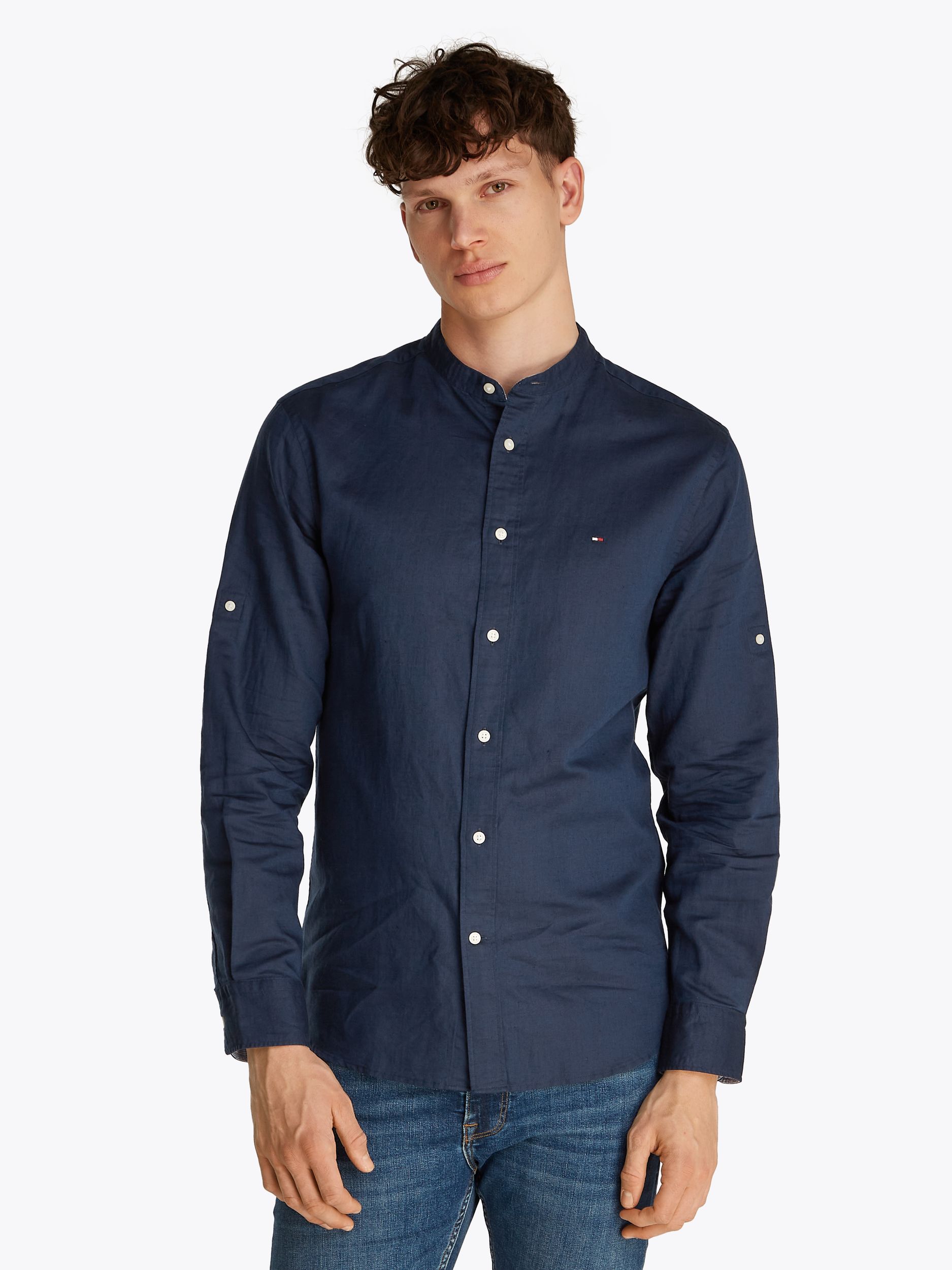 Tommy Hilfiger |  Tommy Hilfiger Hemd Regular Fit  | XL | carbon navy