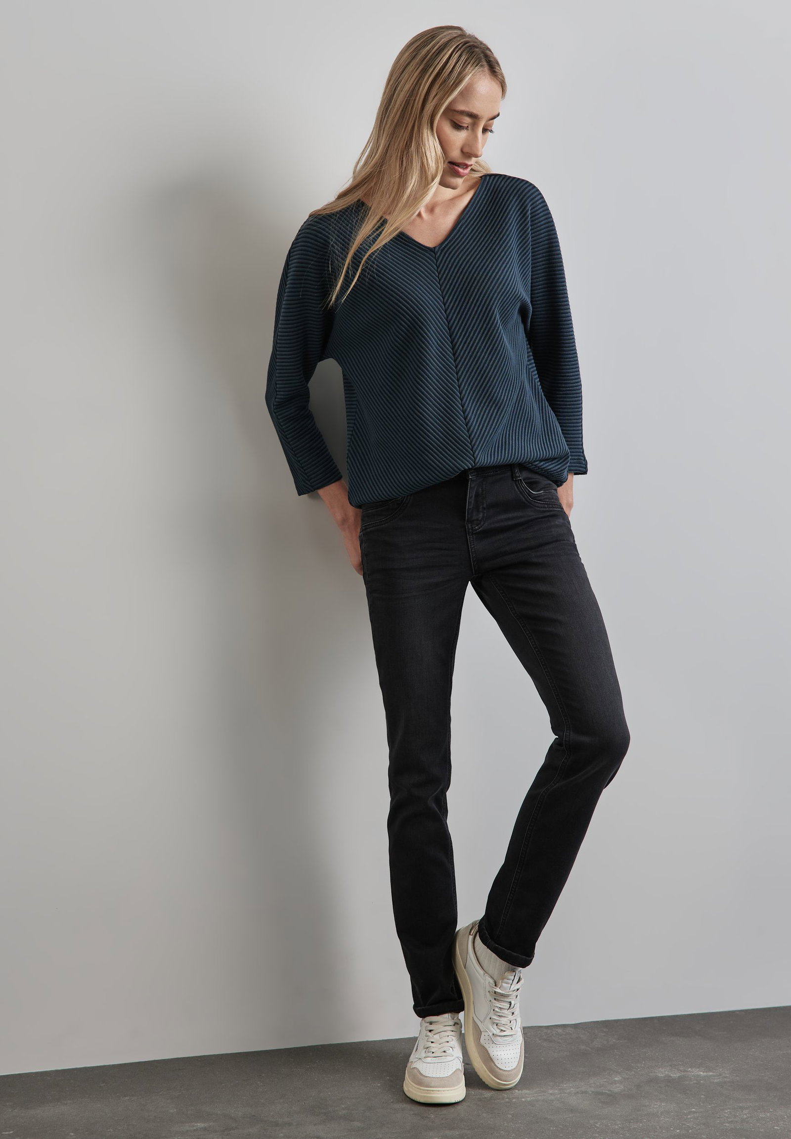 Street One |  Street One Pullover  | 44 | cool vintage green