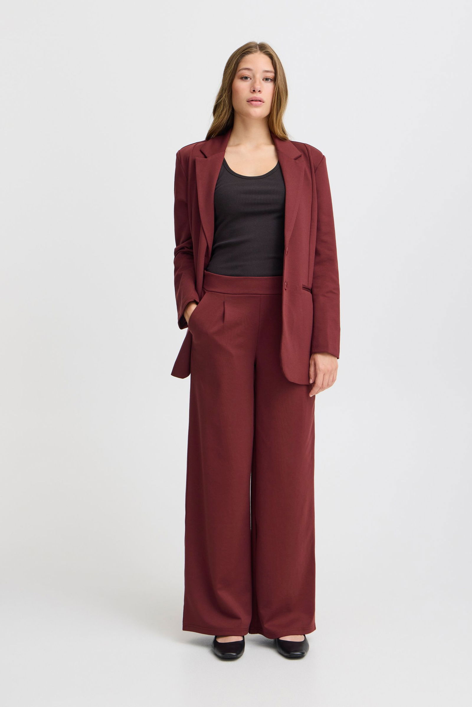 ICHI |  ICHI Schmale Hose  | XL | port royale